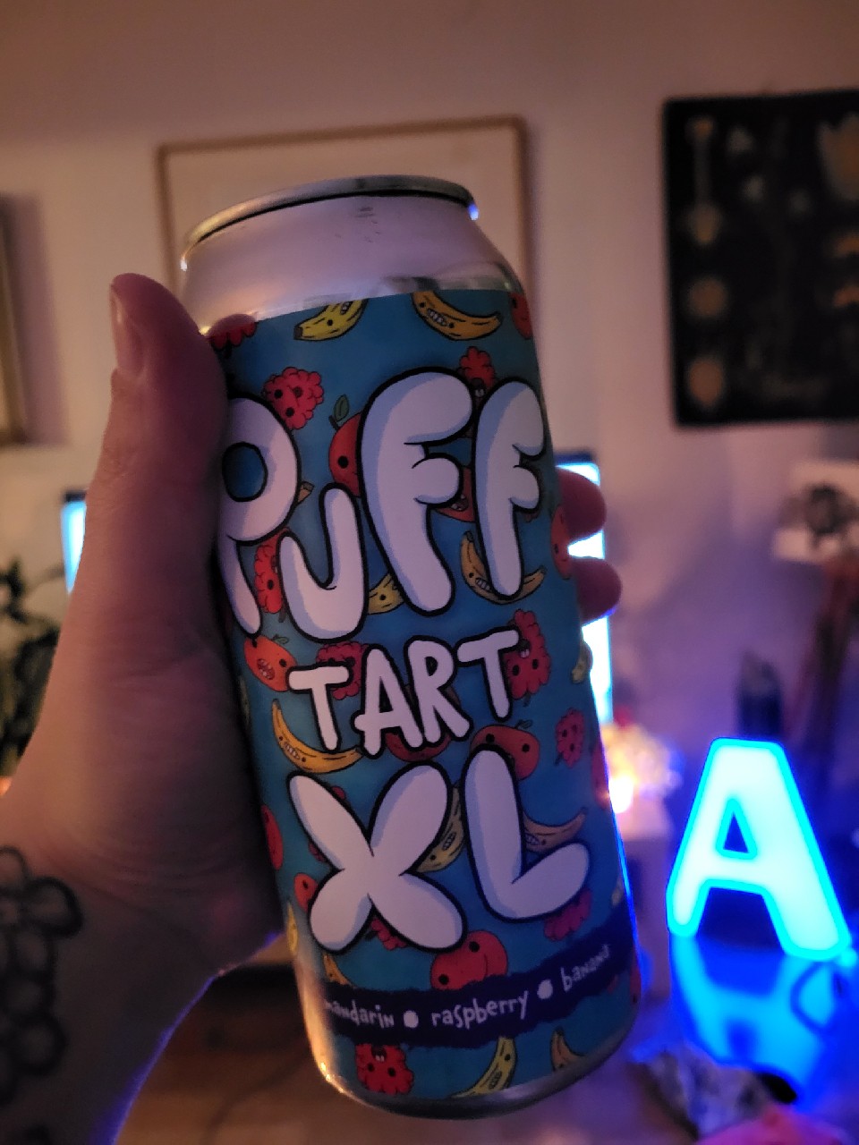 Puff Tart XL mandarin, raspberry, banana, United States