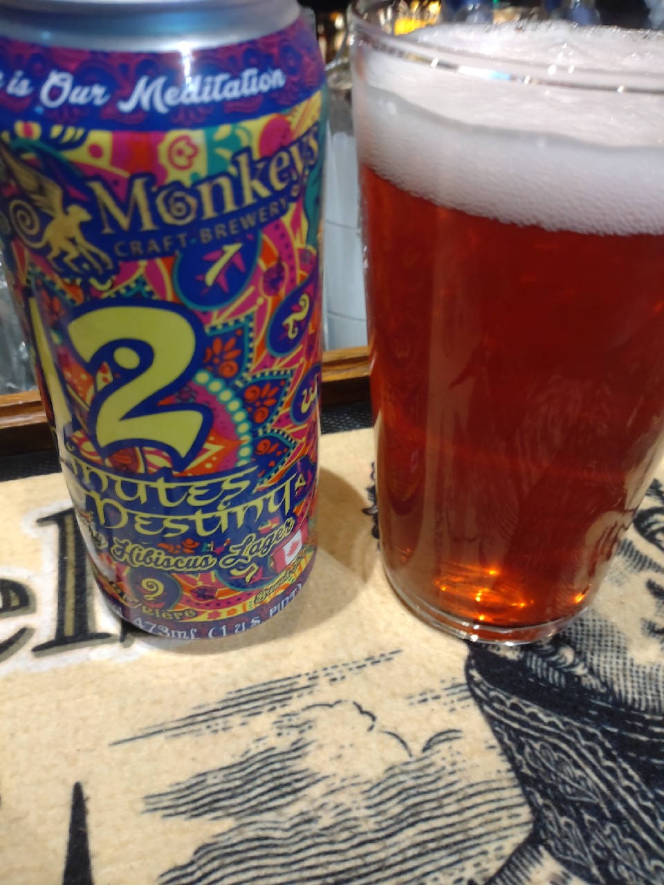12 Minutes To Destiny: Hibiscus Pale Lager, Canada