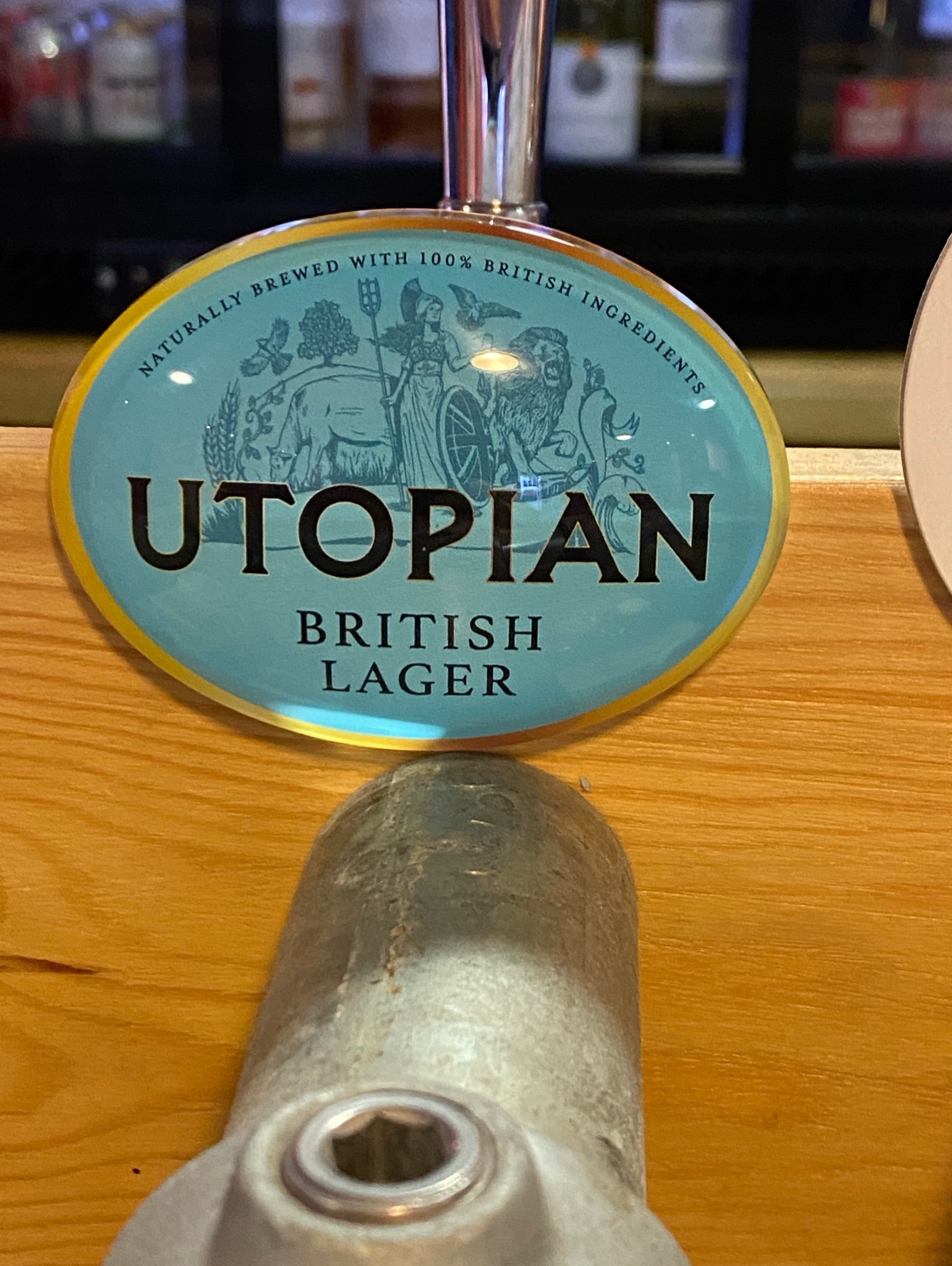 Unfiltered British Lager, England