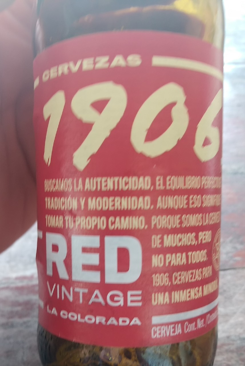 1906 Red Vintage La Colorada, Spain