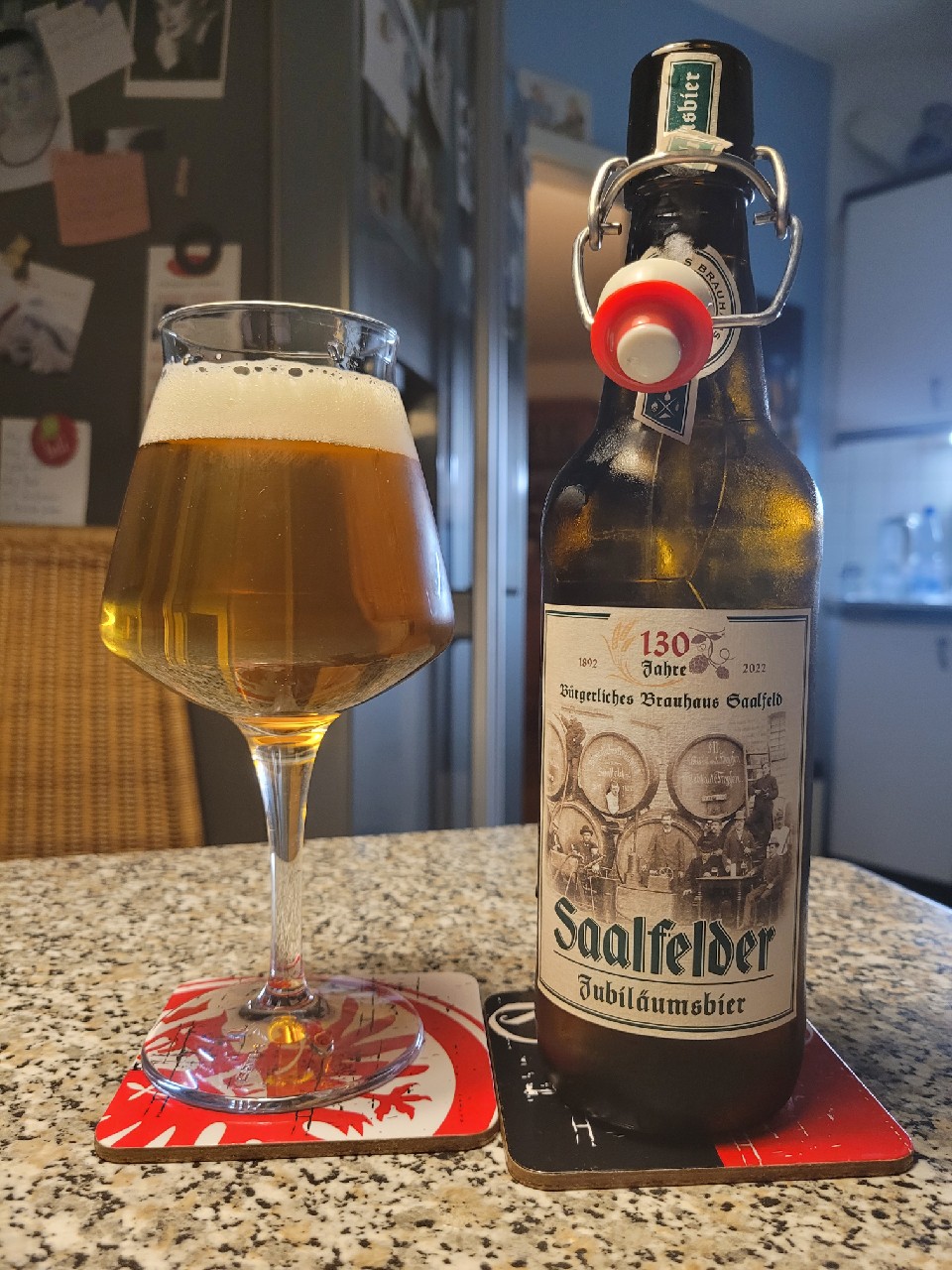 Saalfelder Jubiläumsbier 130 Jahre, Germany