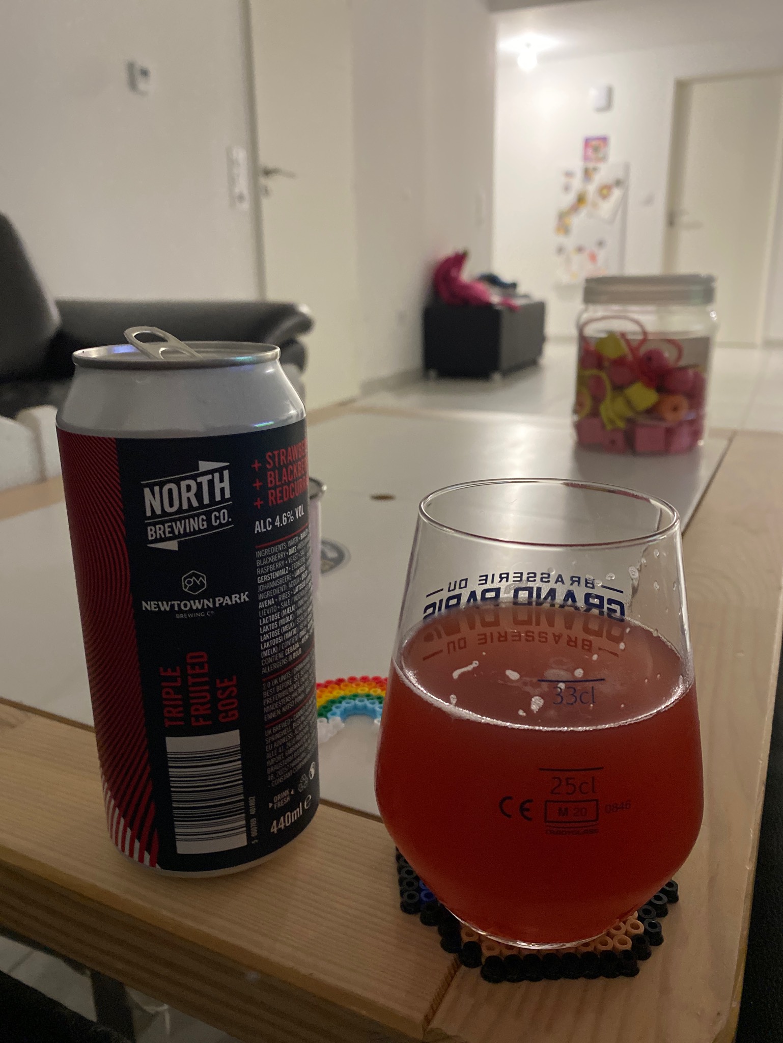 Triple Fruited Gose: Strawberry + Blackberry + Blackcurrant, England