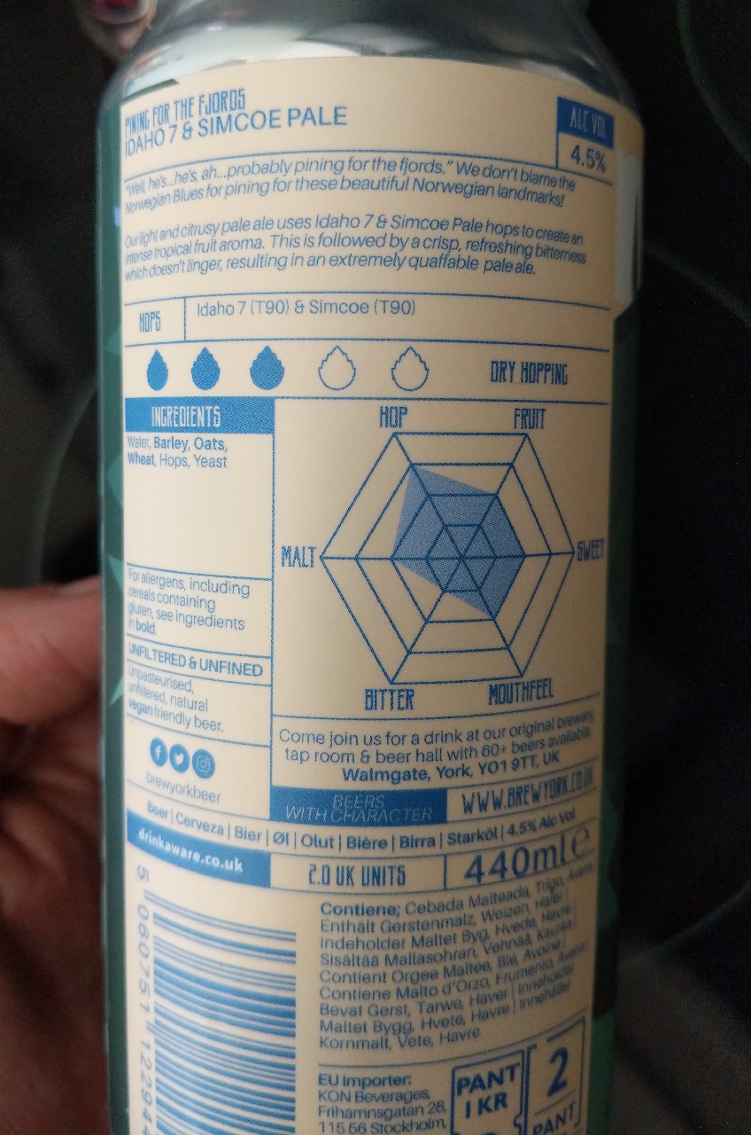 Pining For The Fjords, England