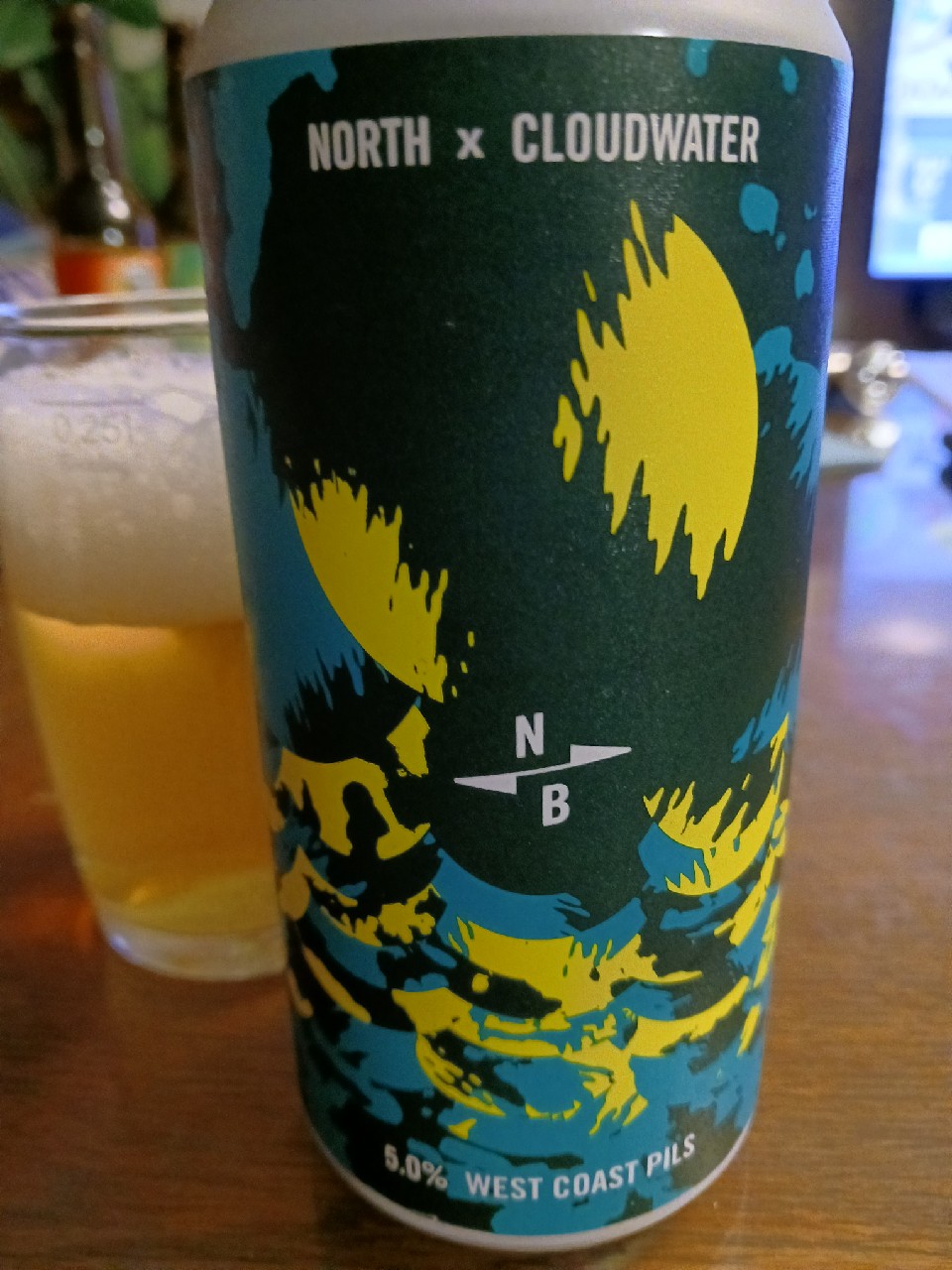 North X Cloudwater West Coast Pils, England