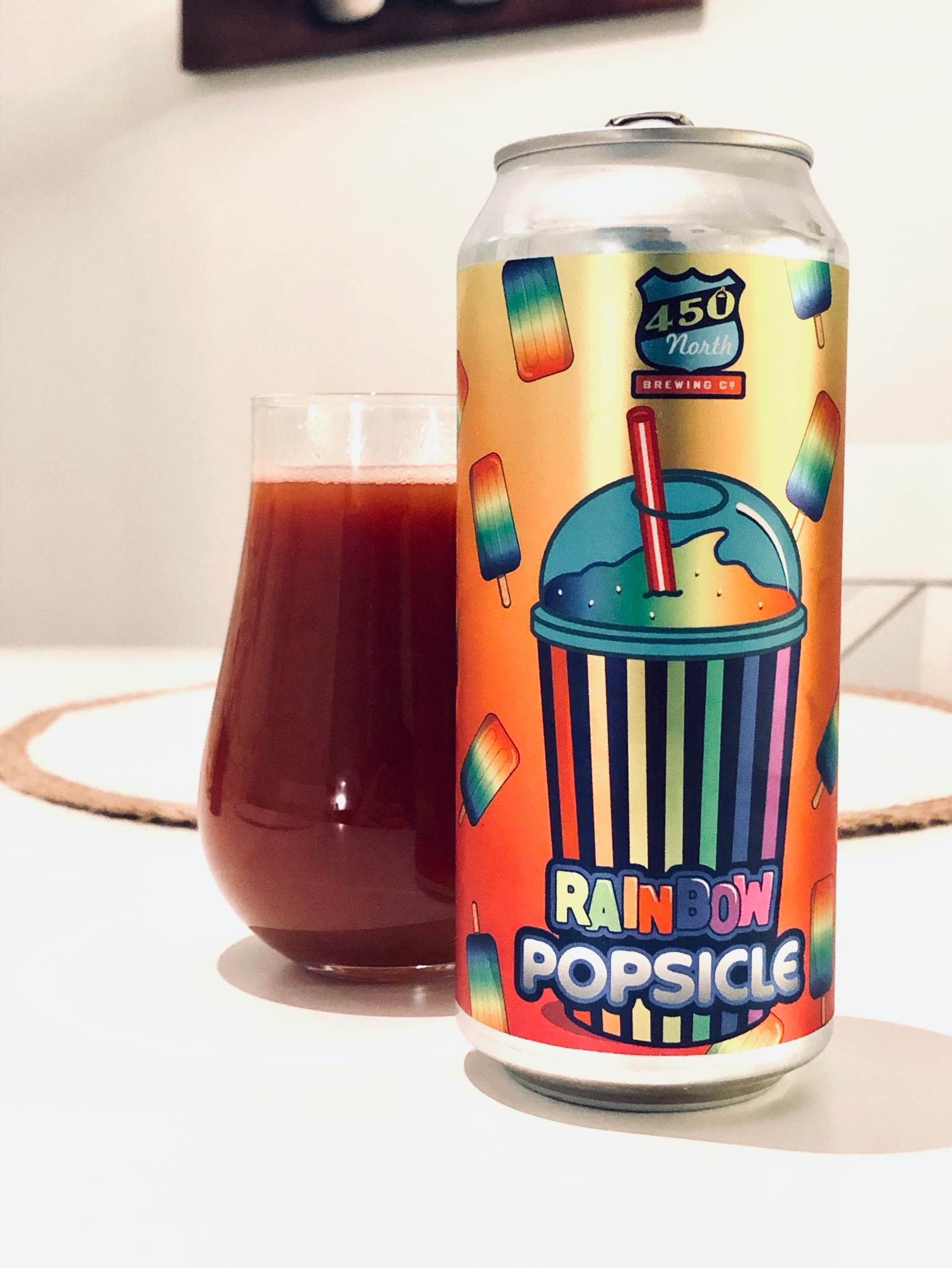 Slushy XL Rainbow Popsicle, United States