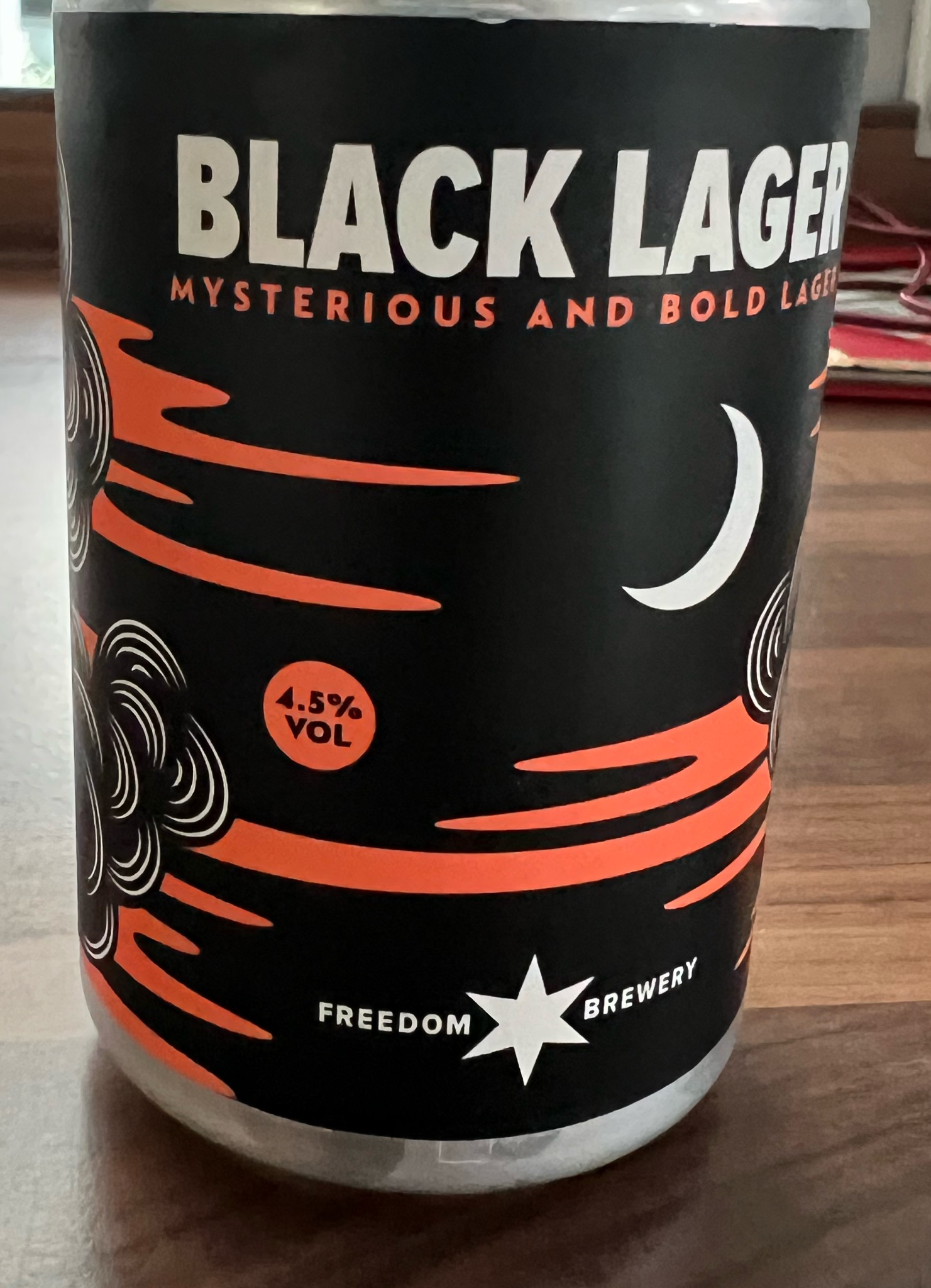 black lager, mysterious and bold, England