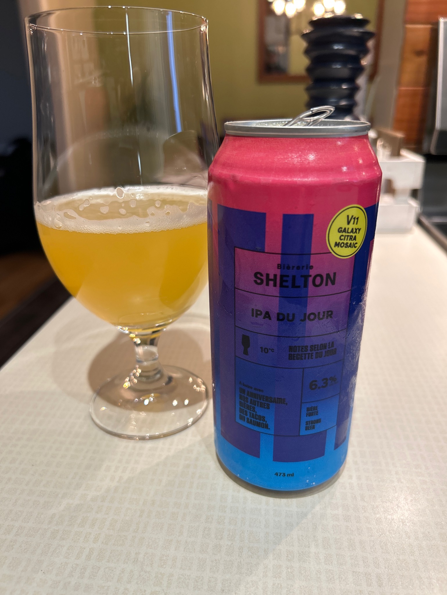 Shelton IPA Du Jour, Canada