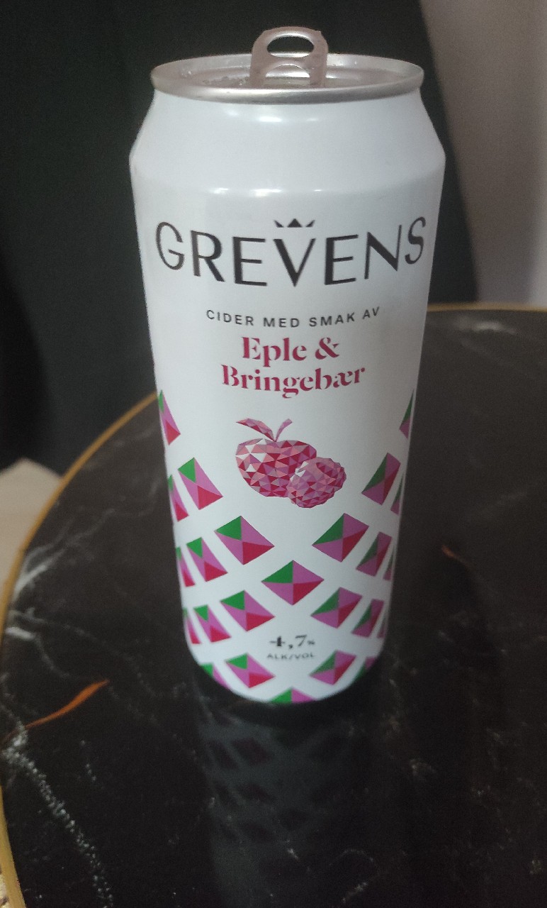 grevens cider med eple og bringebær, Norway