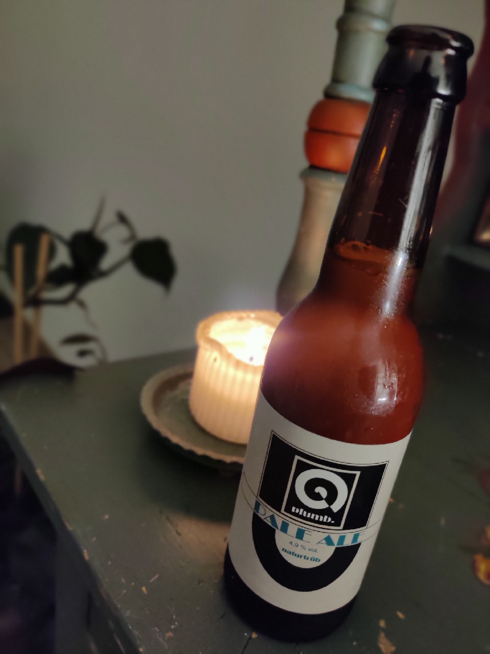 Pale Ale plumbs, plumb.