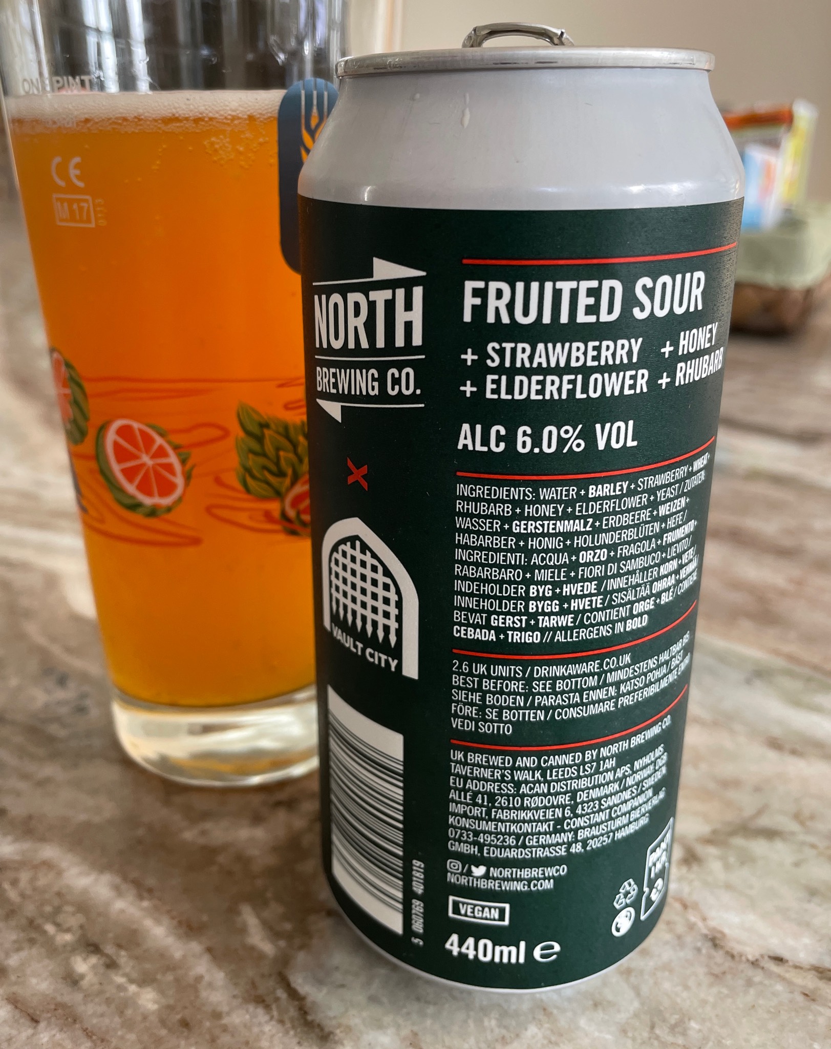 North X Vault City Fruited Sour, England