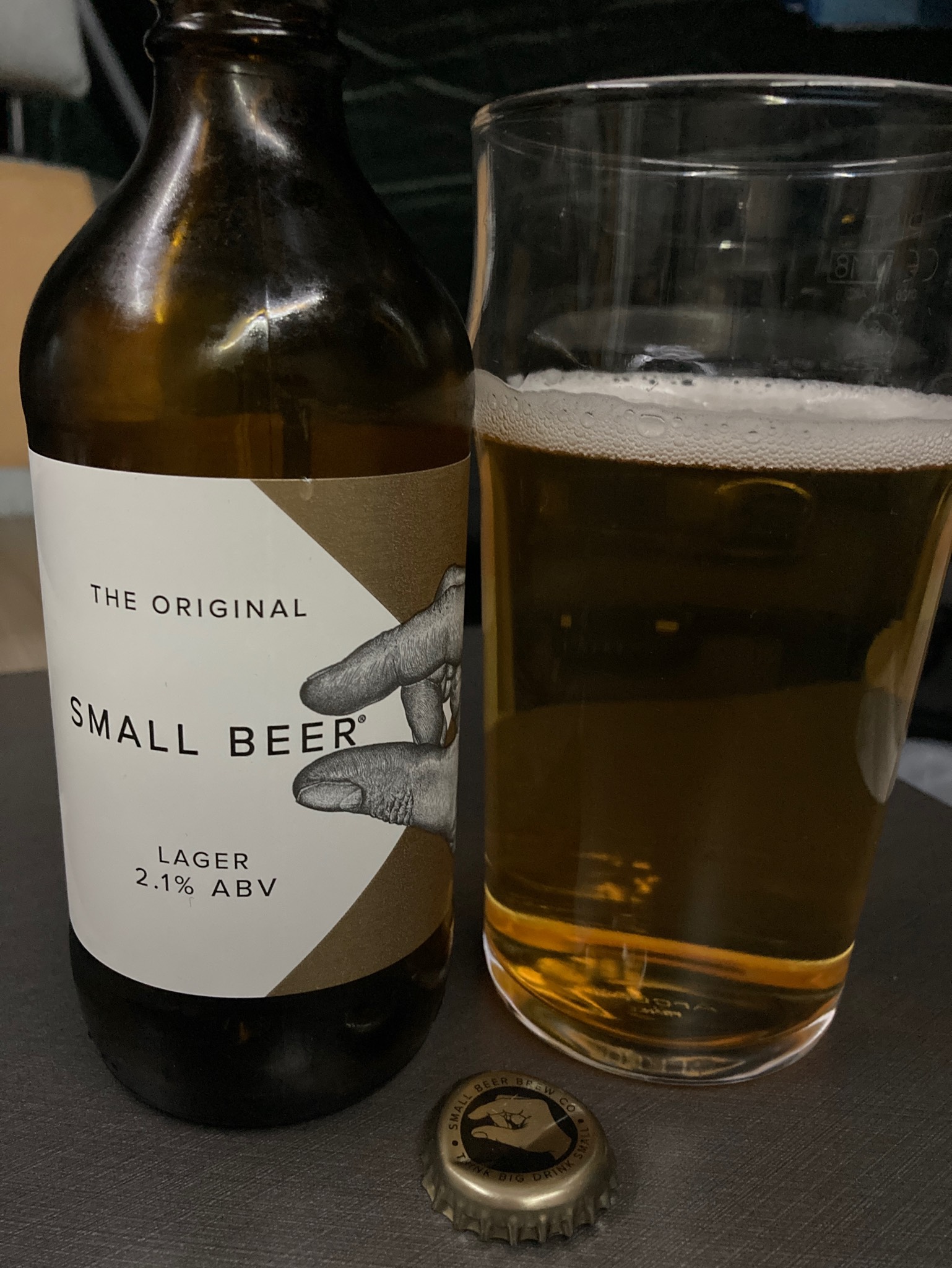 The Original Small Beer Lager, England