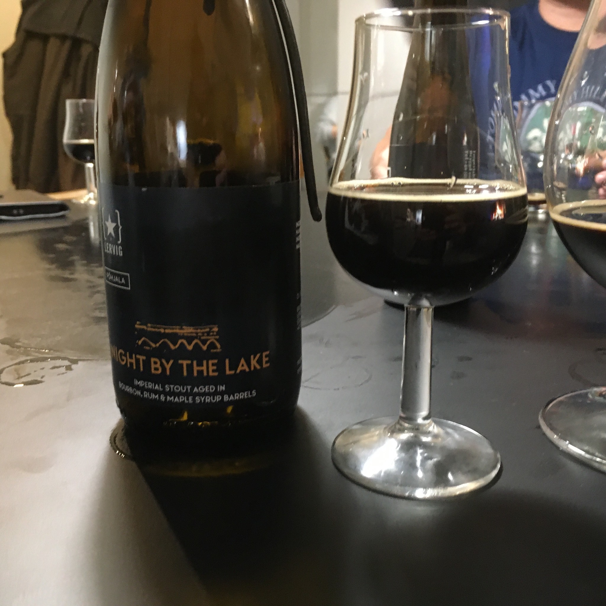 Night By The Lake By Rackhouse, Norway