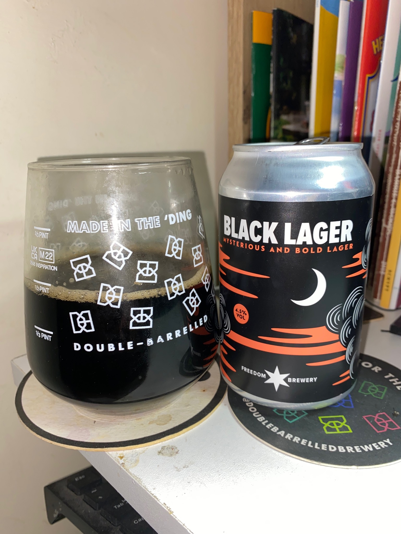 black lager, mysterious and bold, England