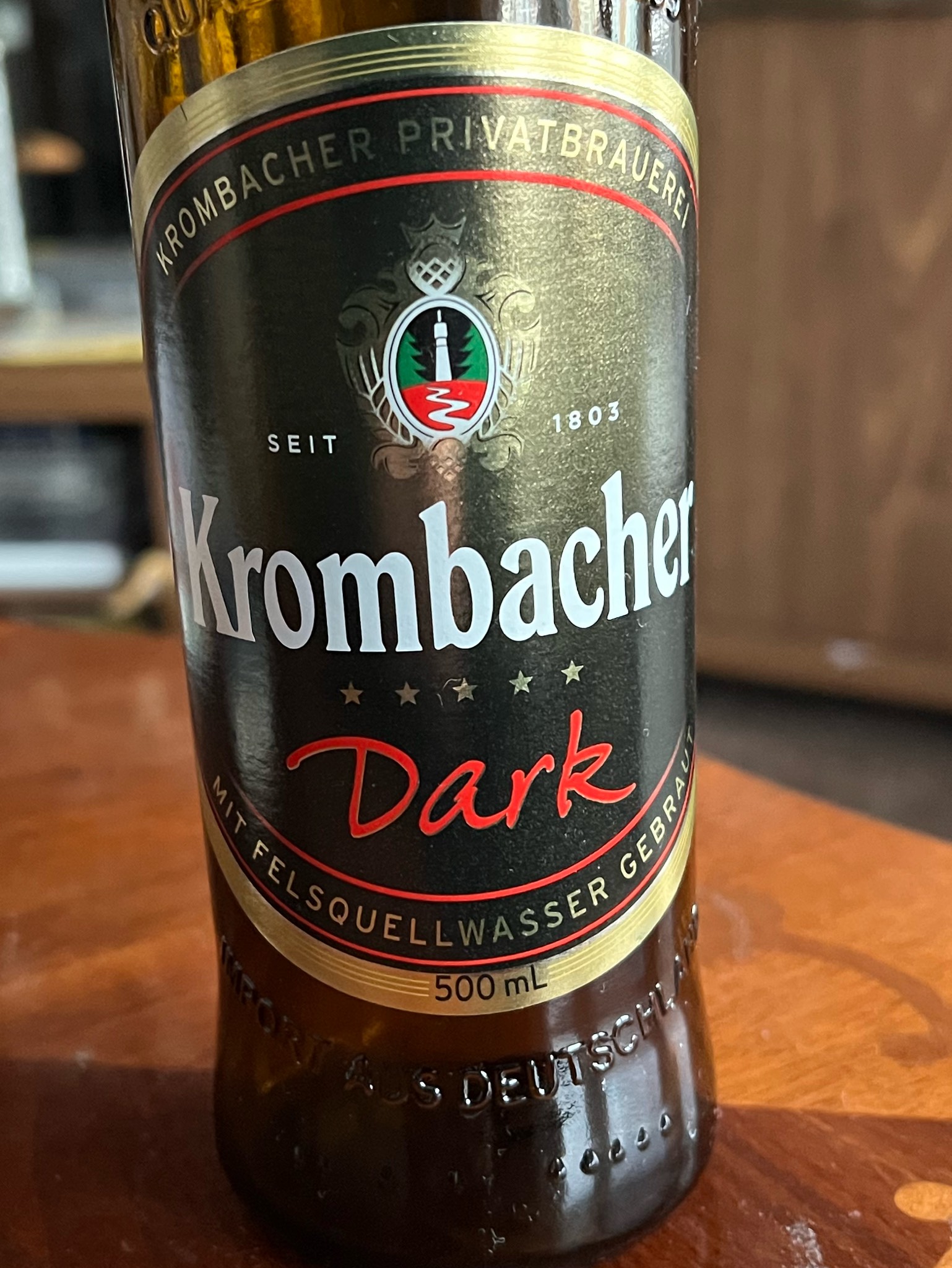 Krombacher Dark 4,7 %, Germany
