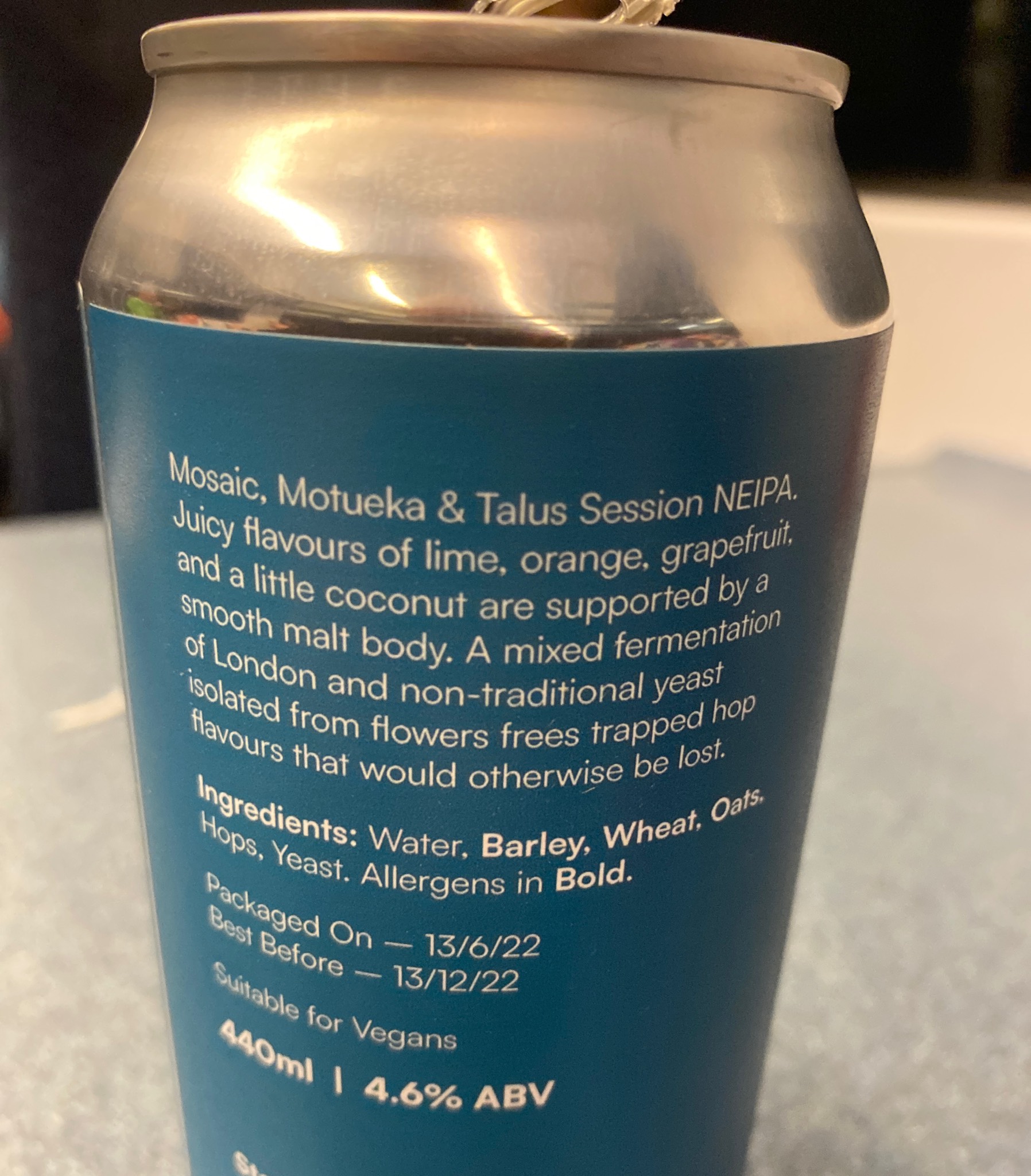 Mixed Fermentation Session NEIPA, Scotland