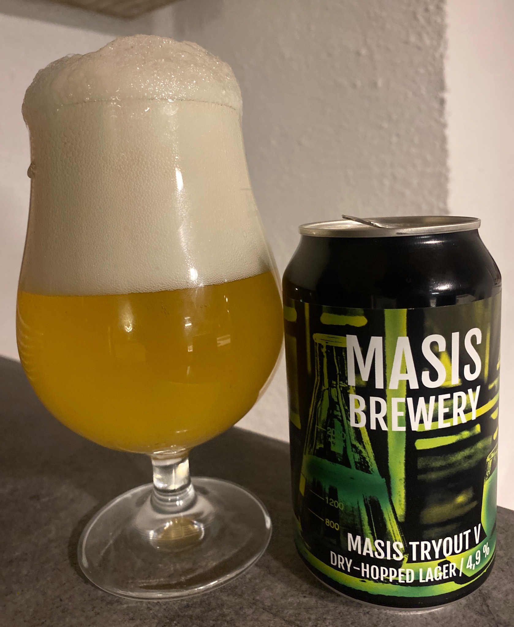 Masis Tryout V: Dry-Hopped Lager, Finland