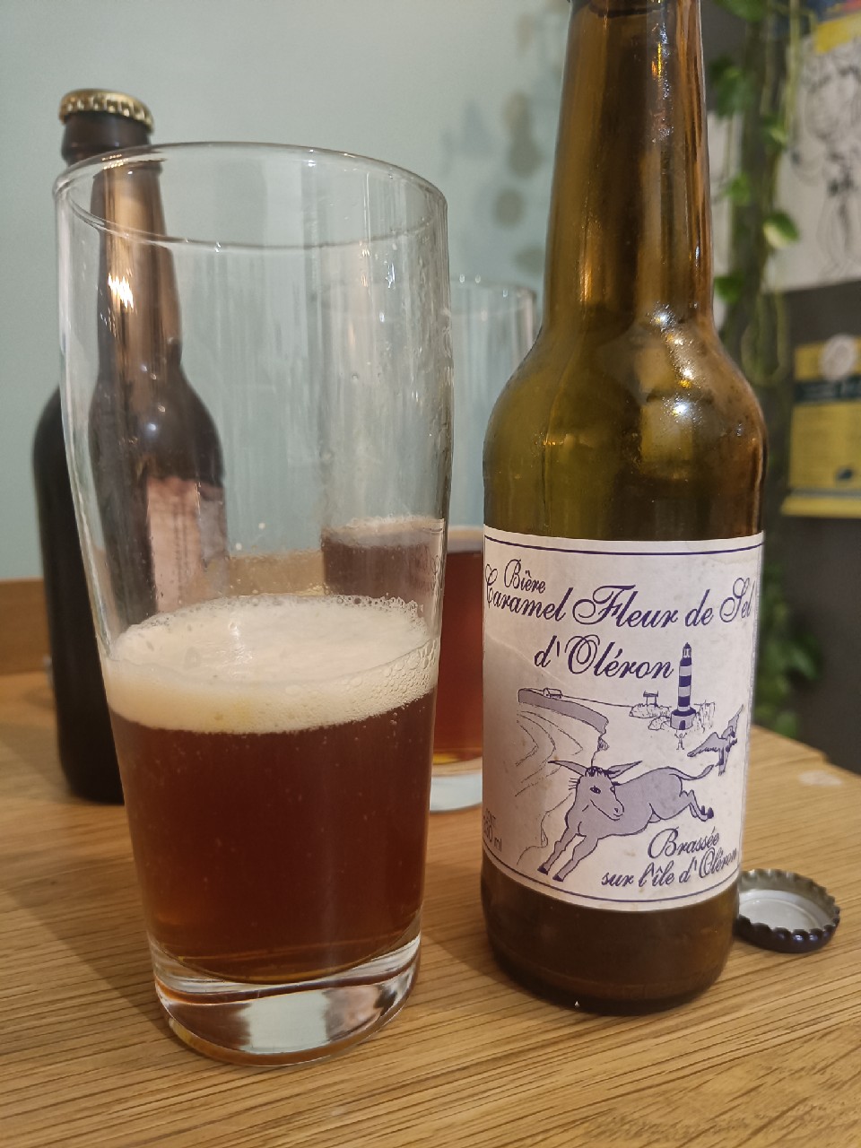 Bière Caramel Fleur de Sel d'Oléron, France