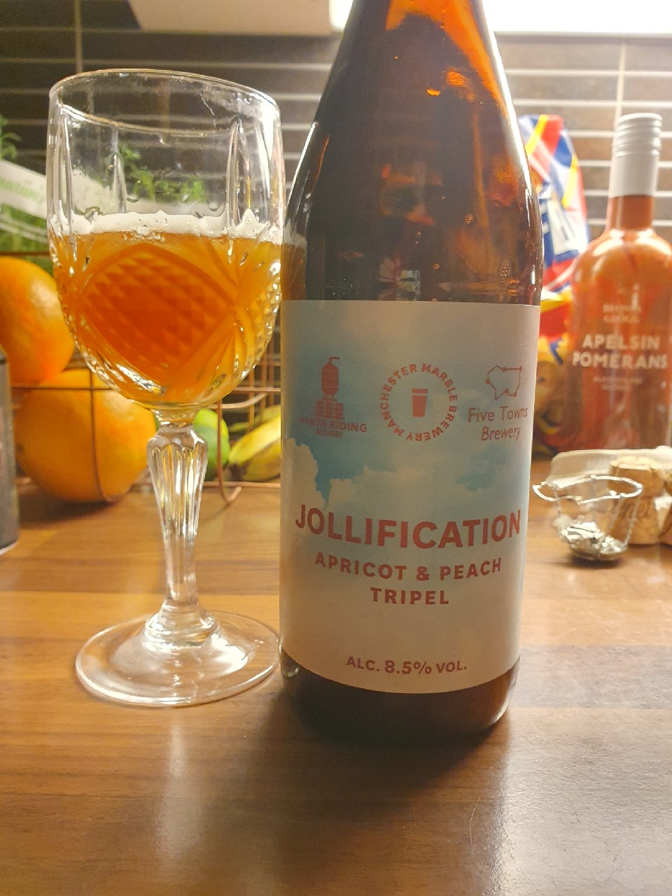 Jollification Apricot & Peach Tripel, England