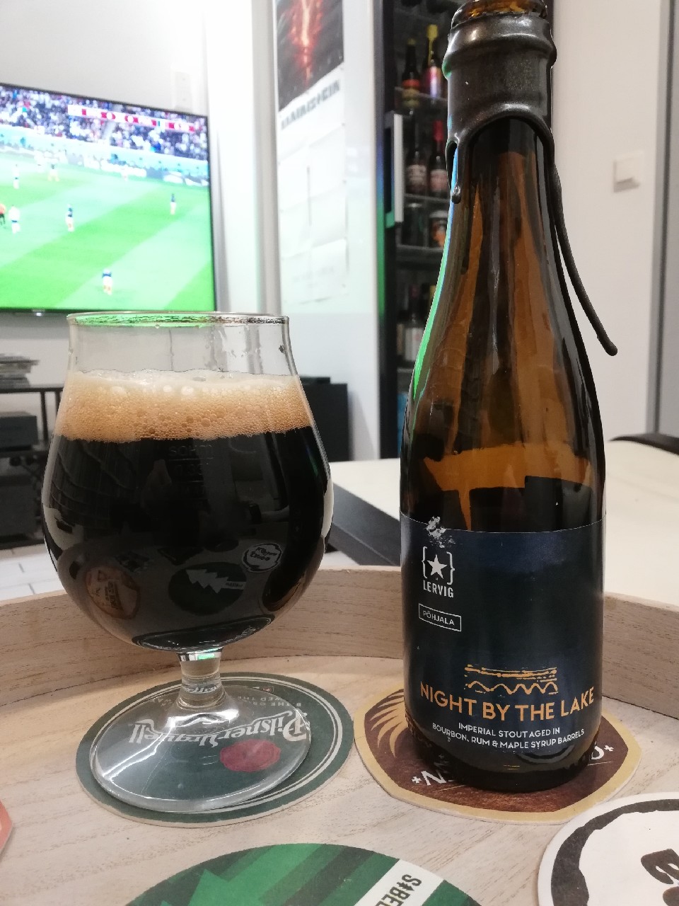 Night By The Lake By Rackhouse, Norway