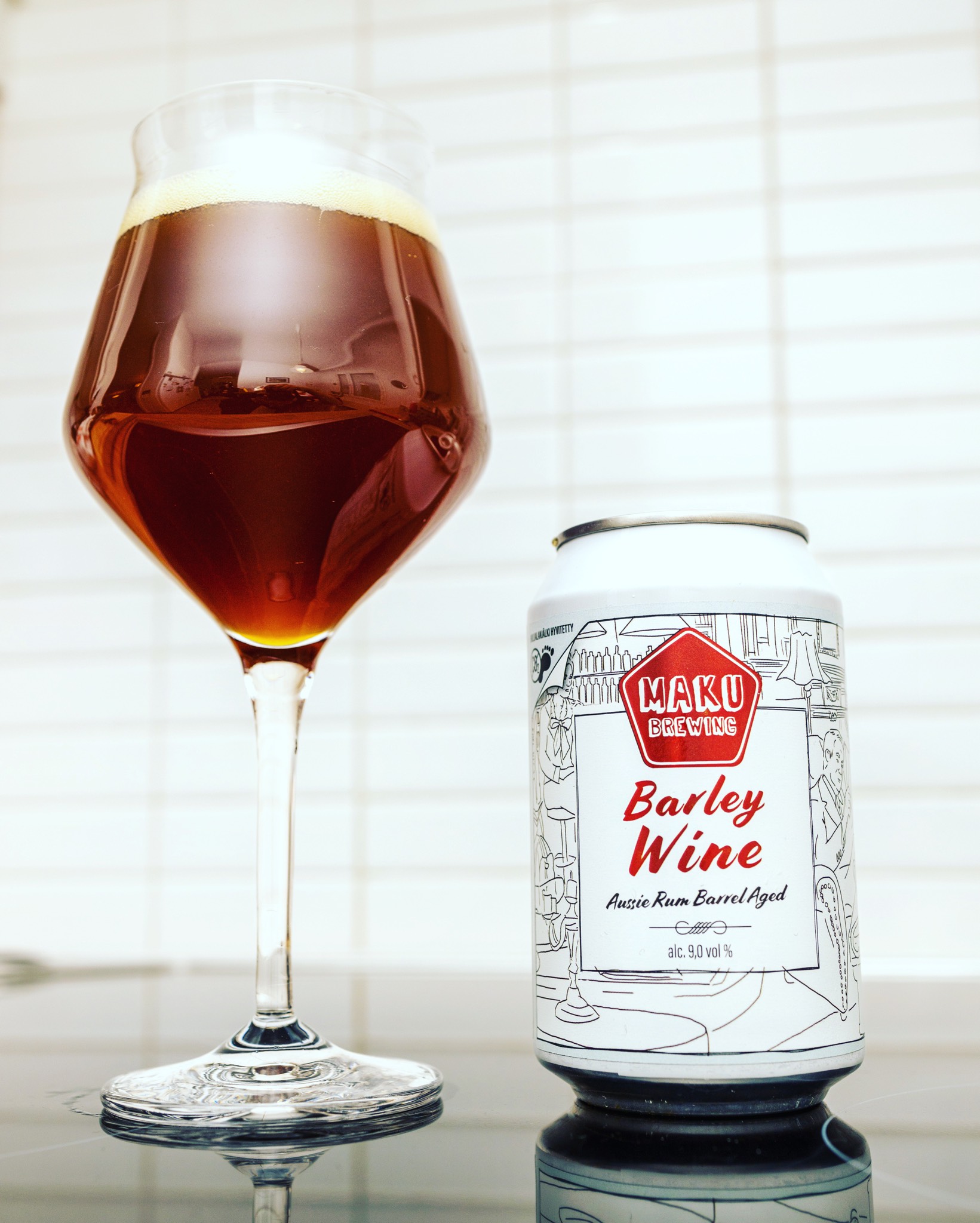 Barley Wine Aussie Rum Barrel Aged, Finland