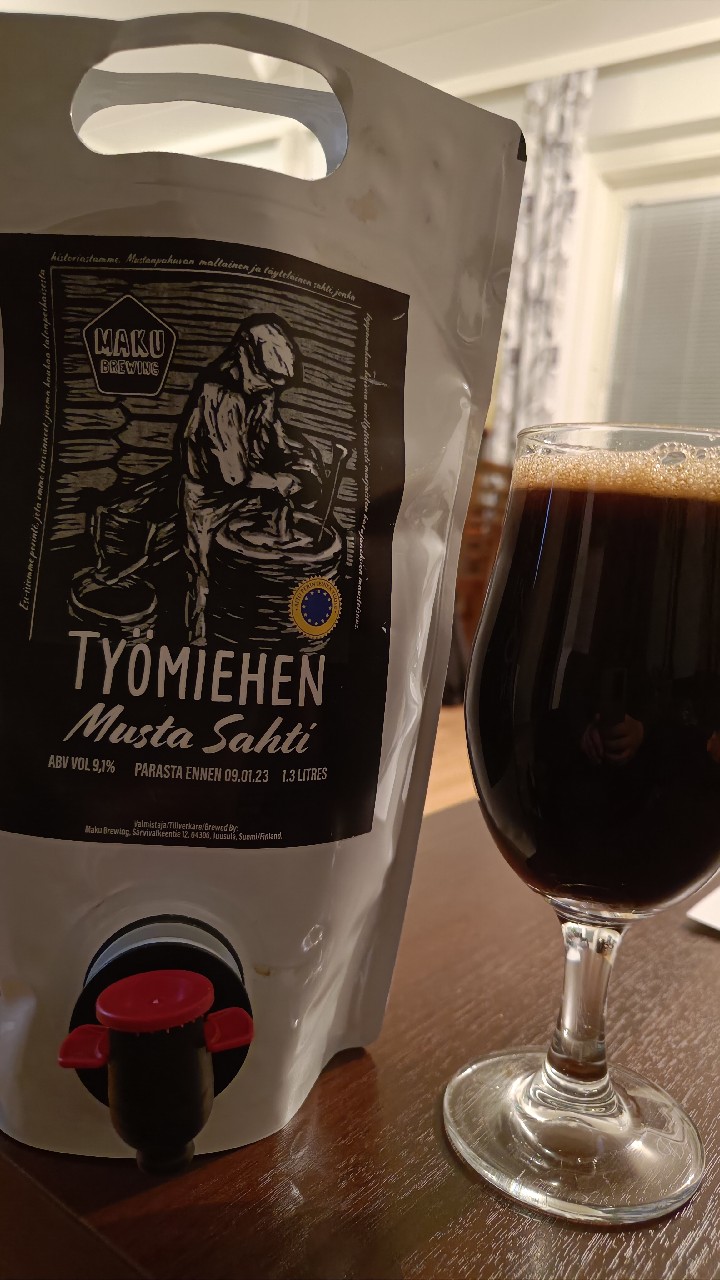 Työmiehen Musta Sahti, Finland