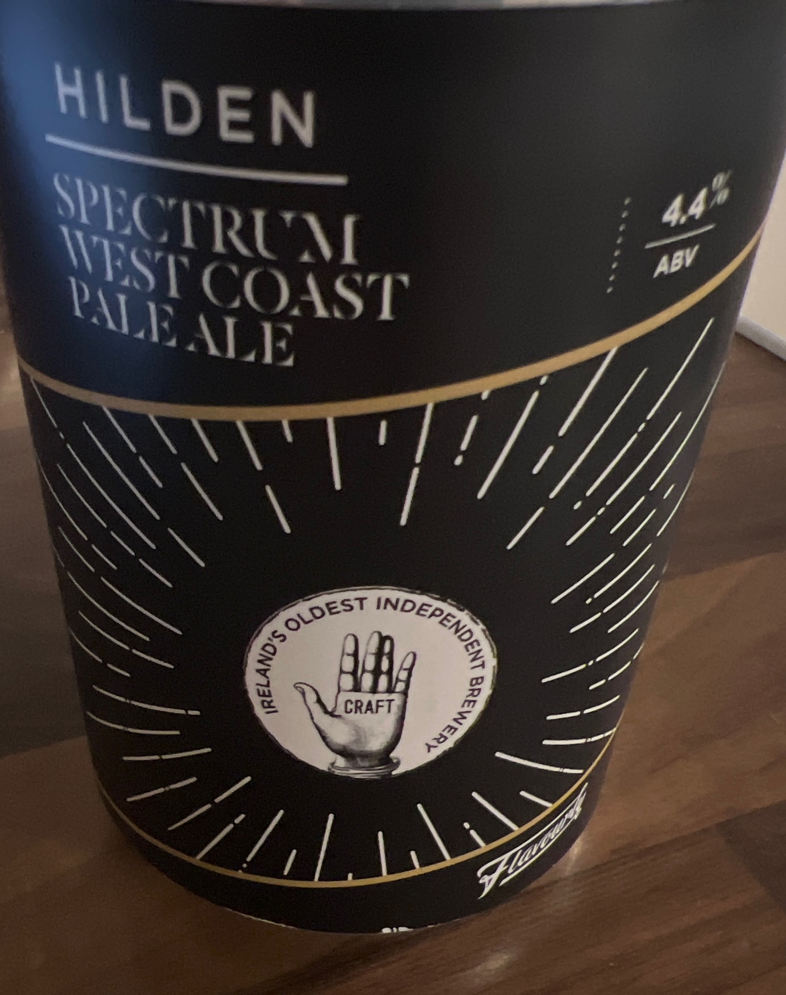 Spectrum west coast pale ale, Northern Ireland