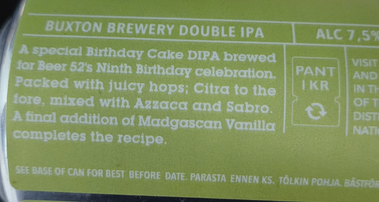 Beer52 9th Anniversary, England