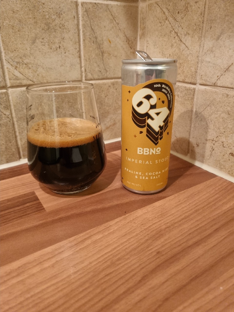 64 Imperial Stout - Praline, Cocoa Nibs & Sea Salt - 10th Birthday Edition, England