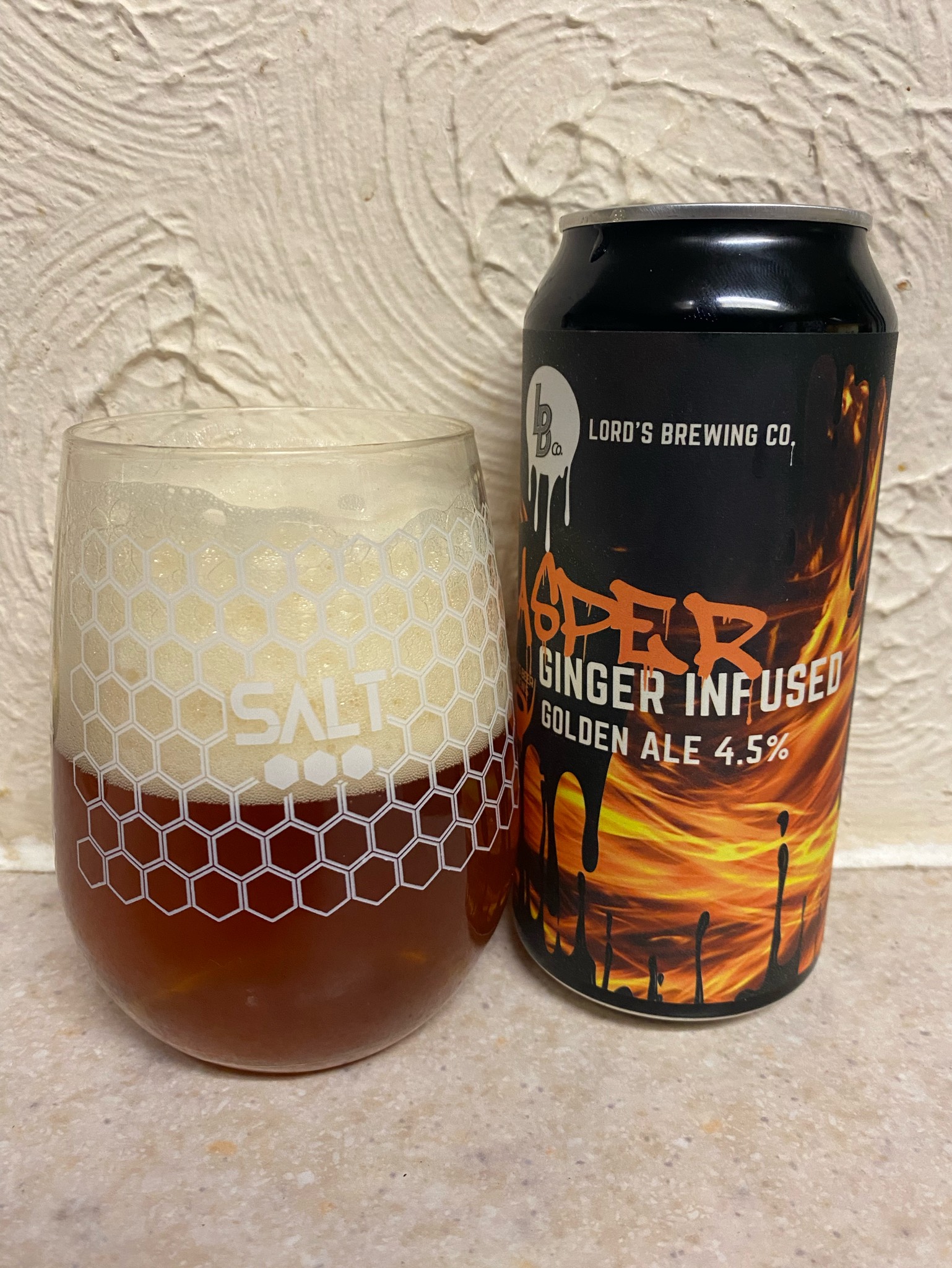 Jasper - Ginger Infused Golden Ale, England
