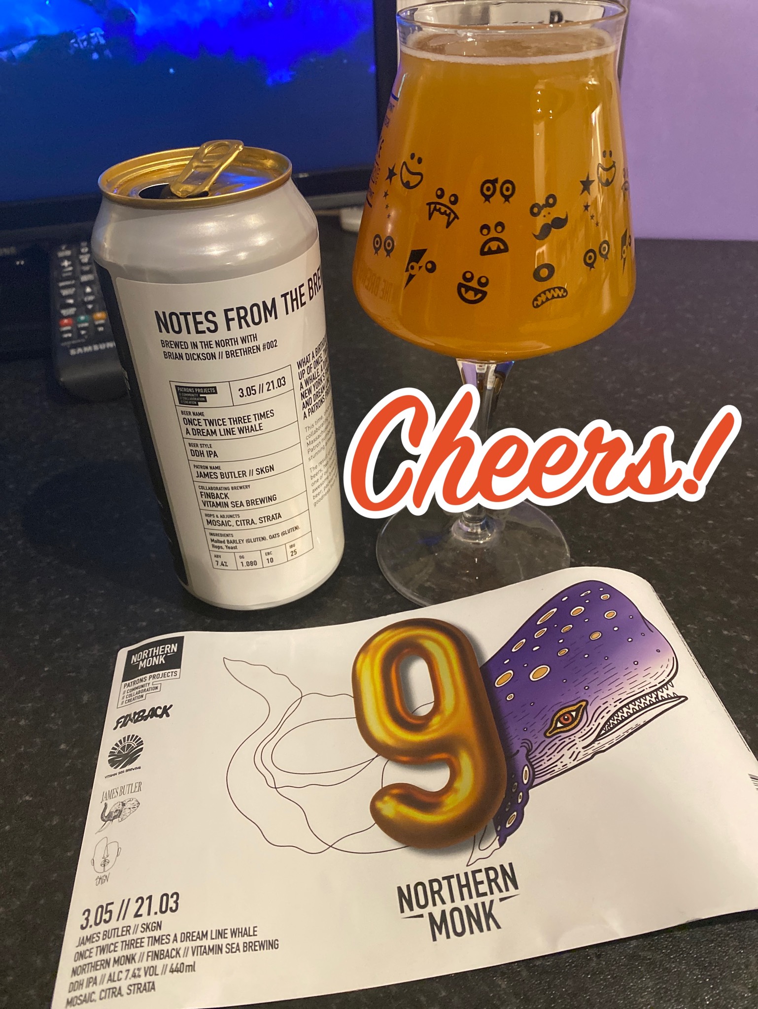 9th Anniversary // Once twice three times a dream line whale, England