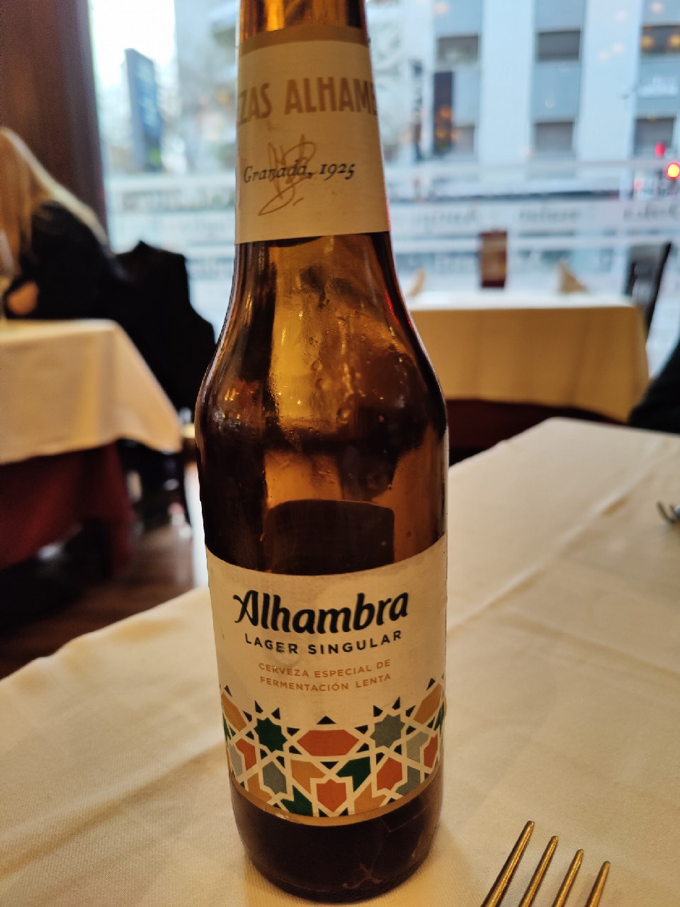 Alhambra Lager Singular, Spain