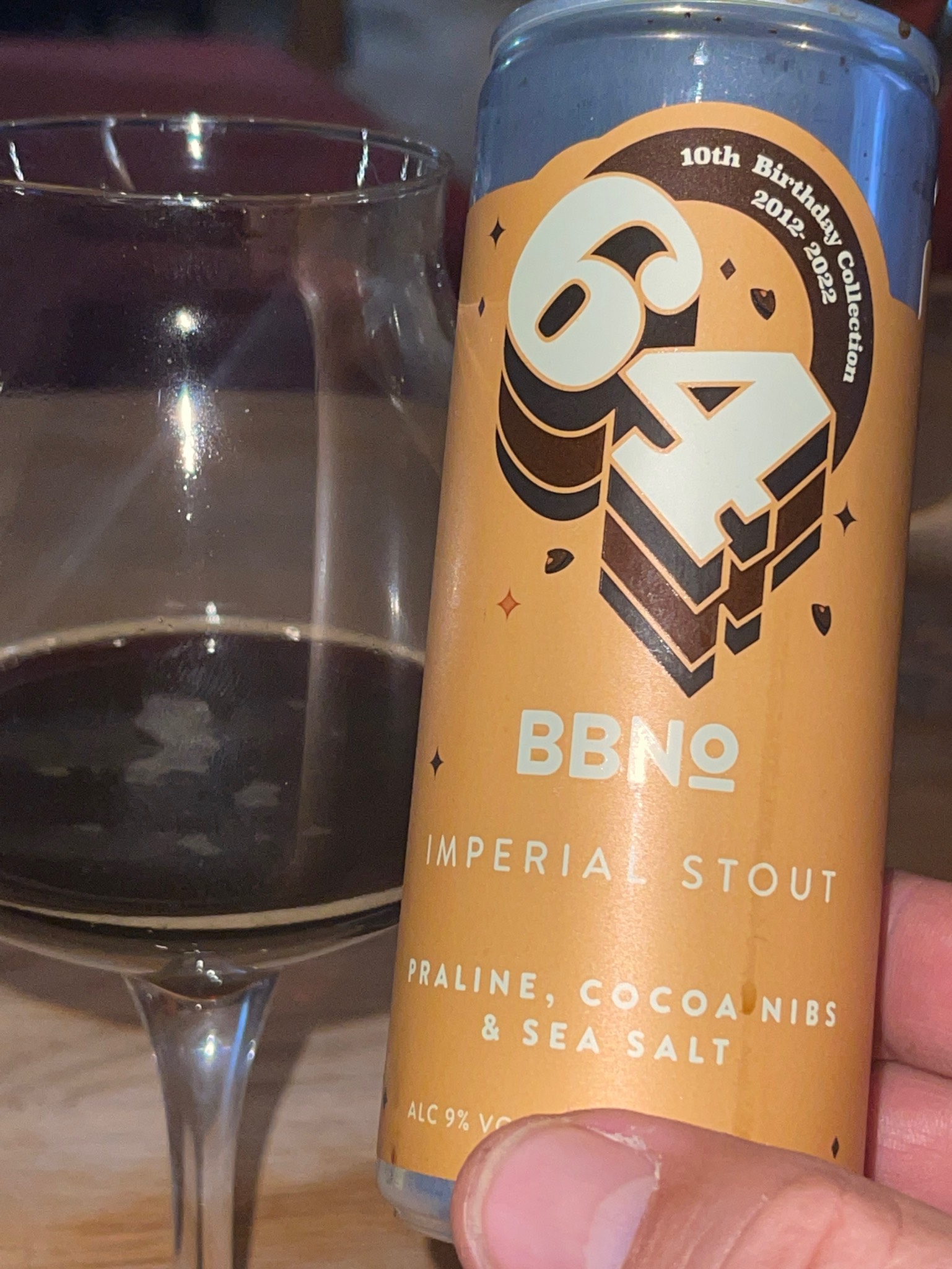 64 Imperial Stout - Praline, Cocoa Nibs & Sea Salt - 10th Birthday Edition, England