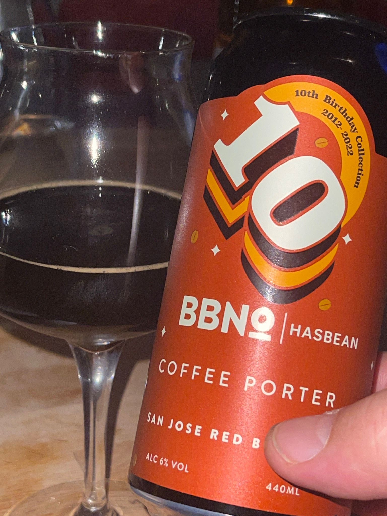 10 Coffee Porter - San Jose Red Bourbon - 10th Birthday Edition, England