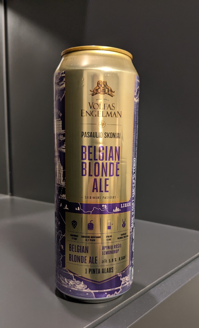 Pasaulio Skoniai Belgian Blond Ale, Lithuania