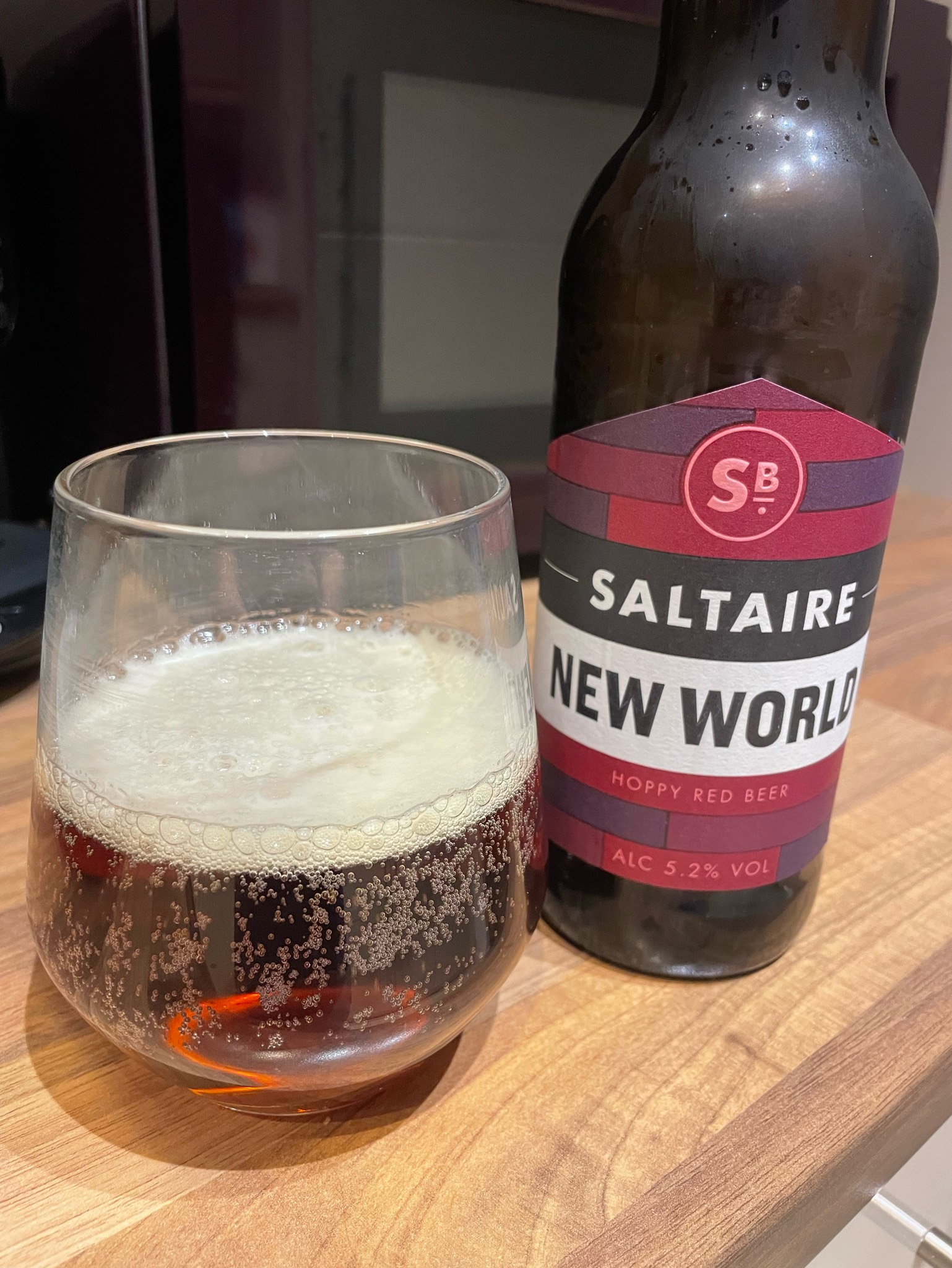 New World, Hoppy Red Beer, England