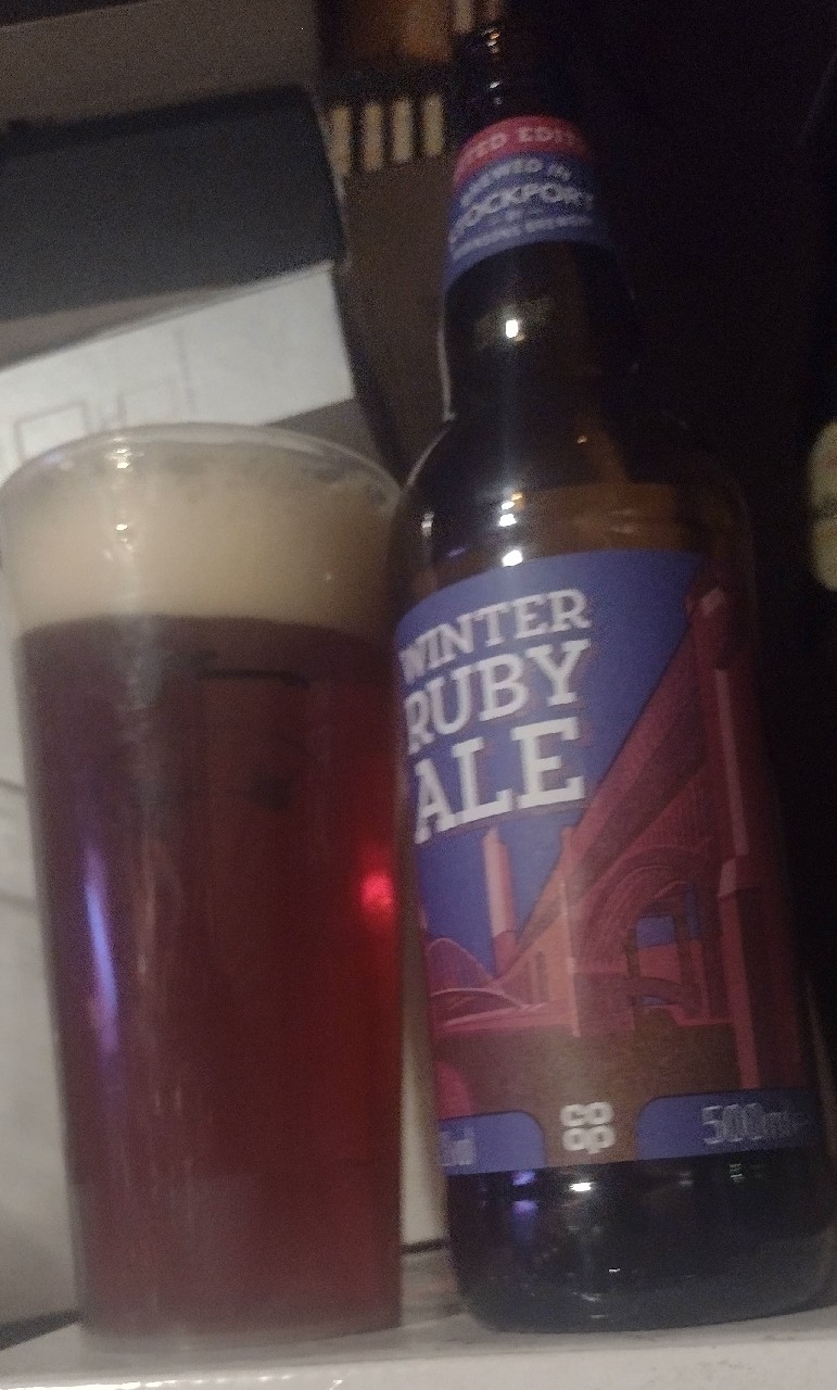 Winter ruby ale, England