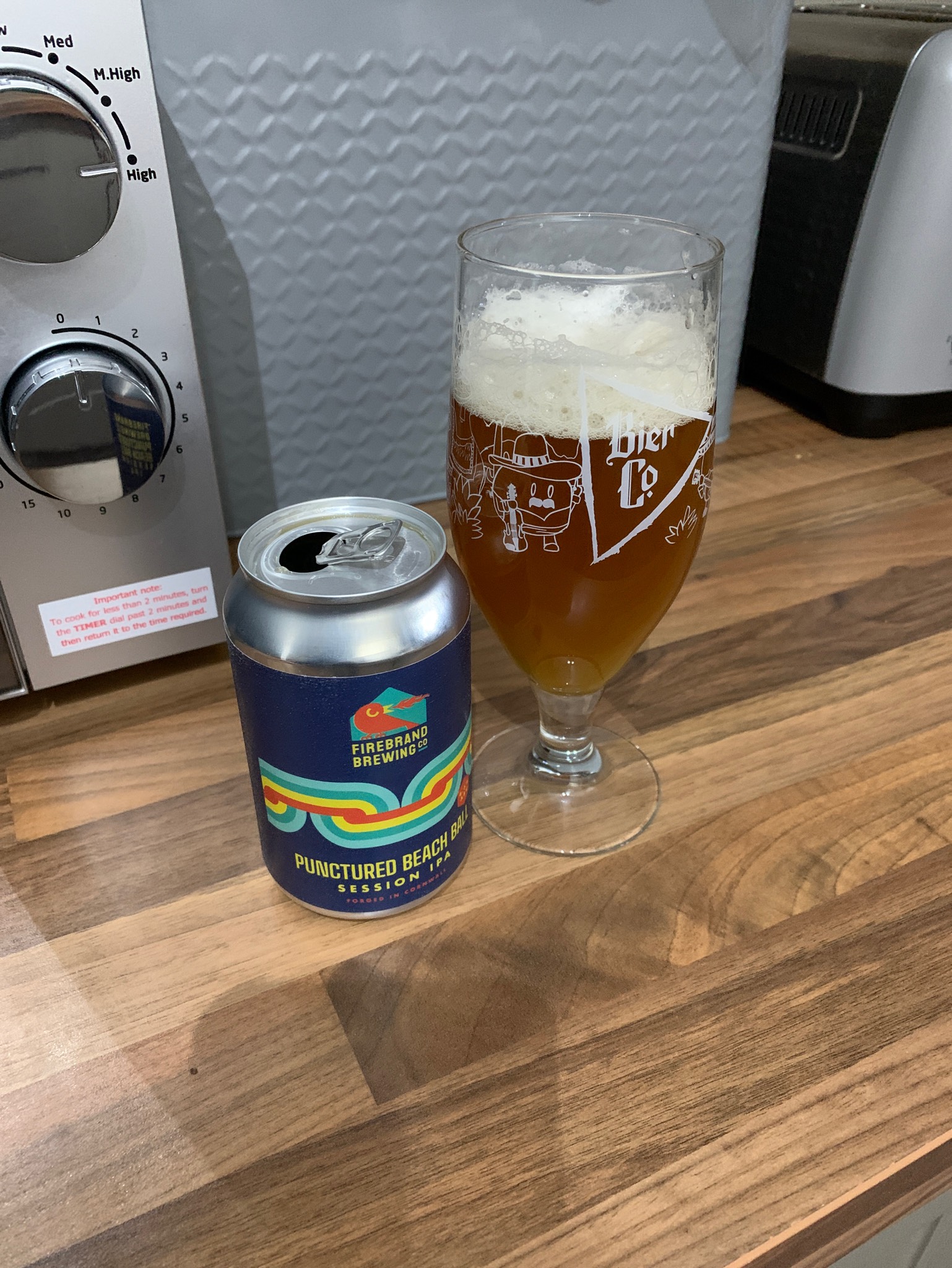 Punctured beach ball, England