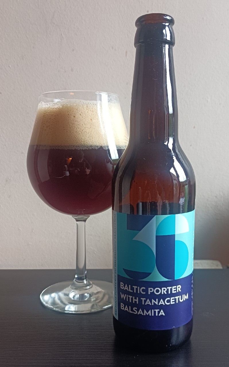 baltic porter with tanacetum balsamita, Lithuania