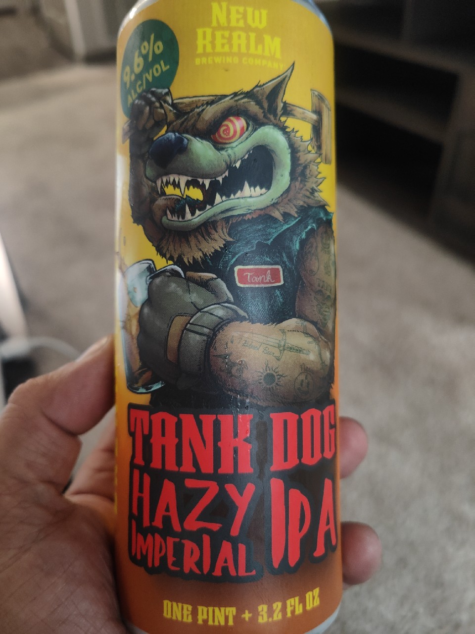 Tank Dog Hazy Imperial IPA, United States