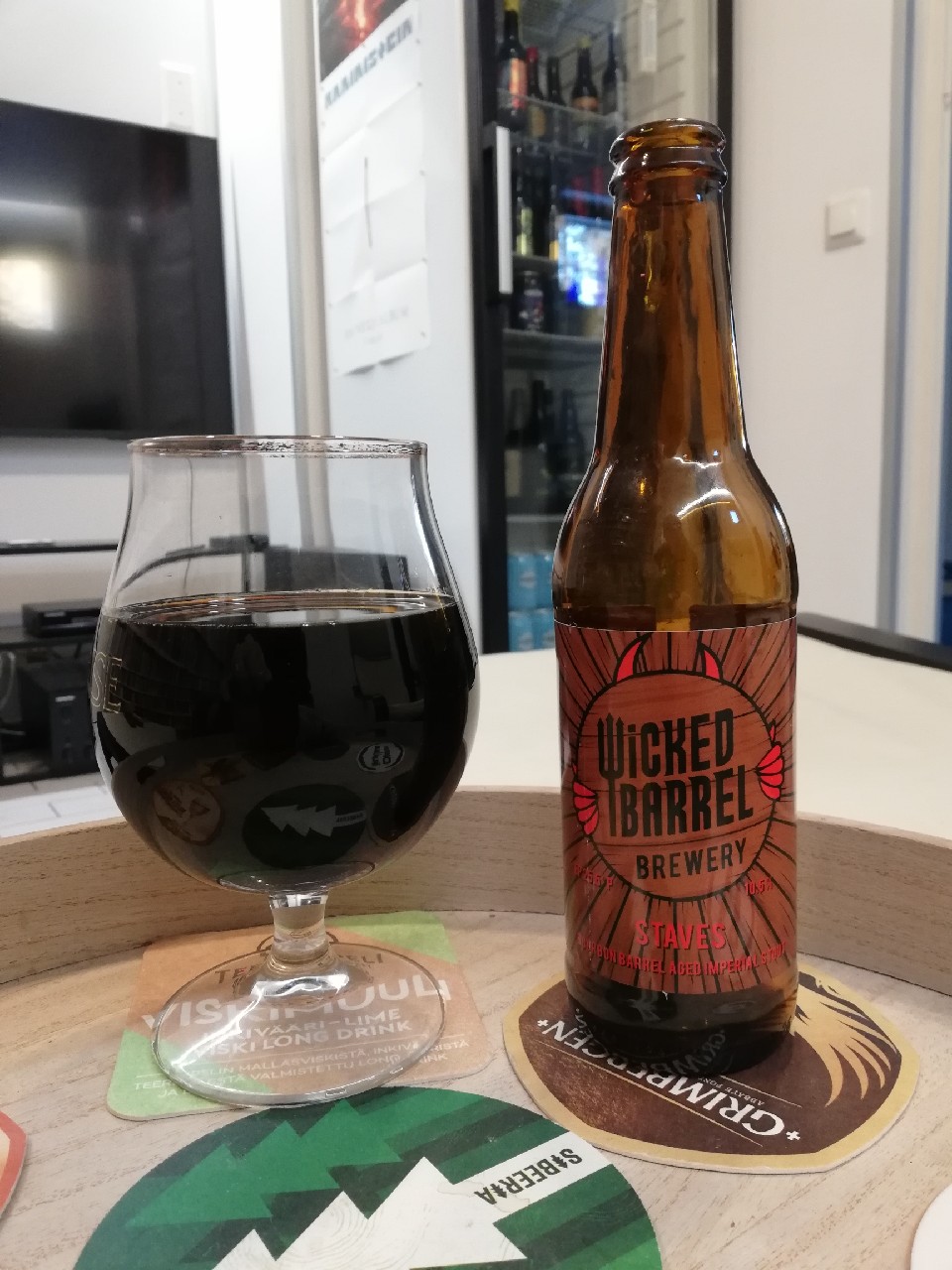 Red Wax Staves, Wicked Barrel