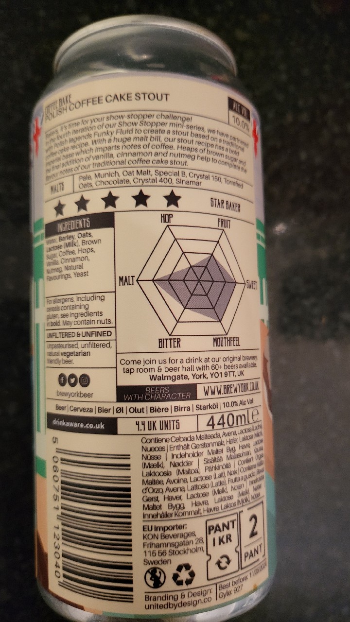 Coffee Bake, England