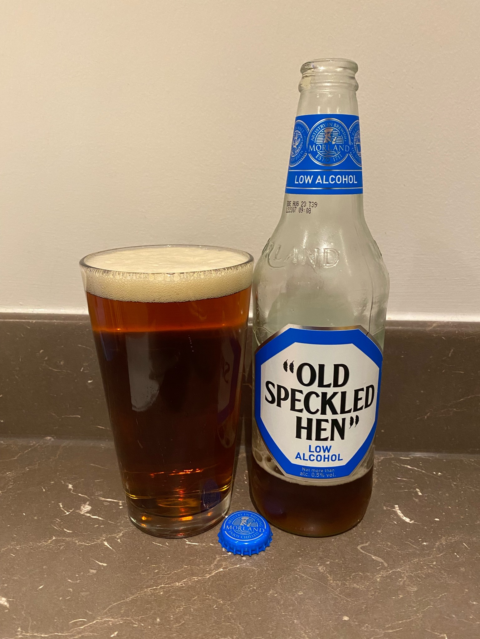 Old Speckled Hen Low Alcohol, England