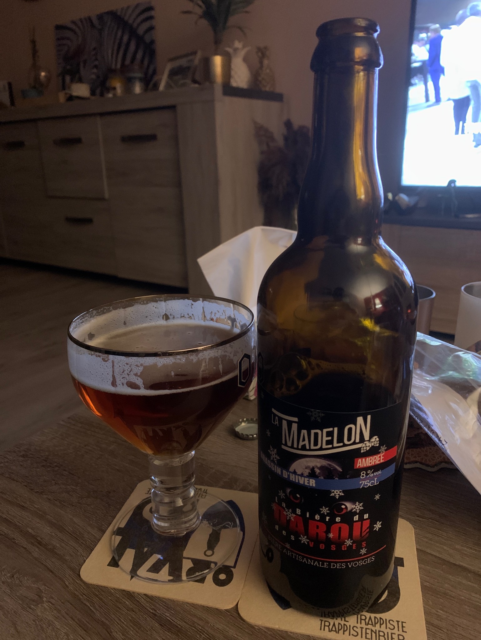 Brassin d'Hiver – La Bière Du Darou Des Vosges Ambrée, France