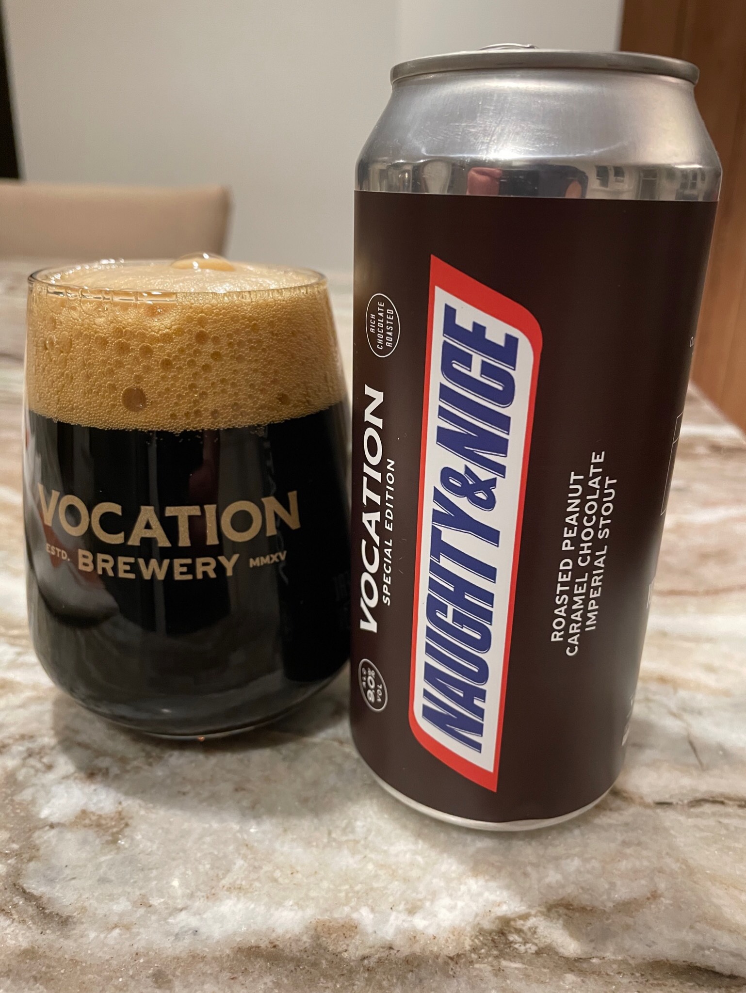 Naughty & Nice - Roasted Peanut, Caramel and Chocolate Imperial Stout, England