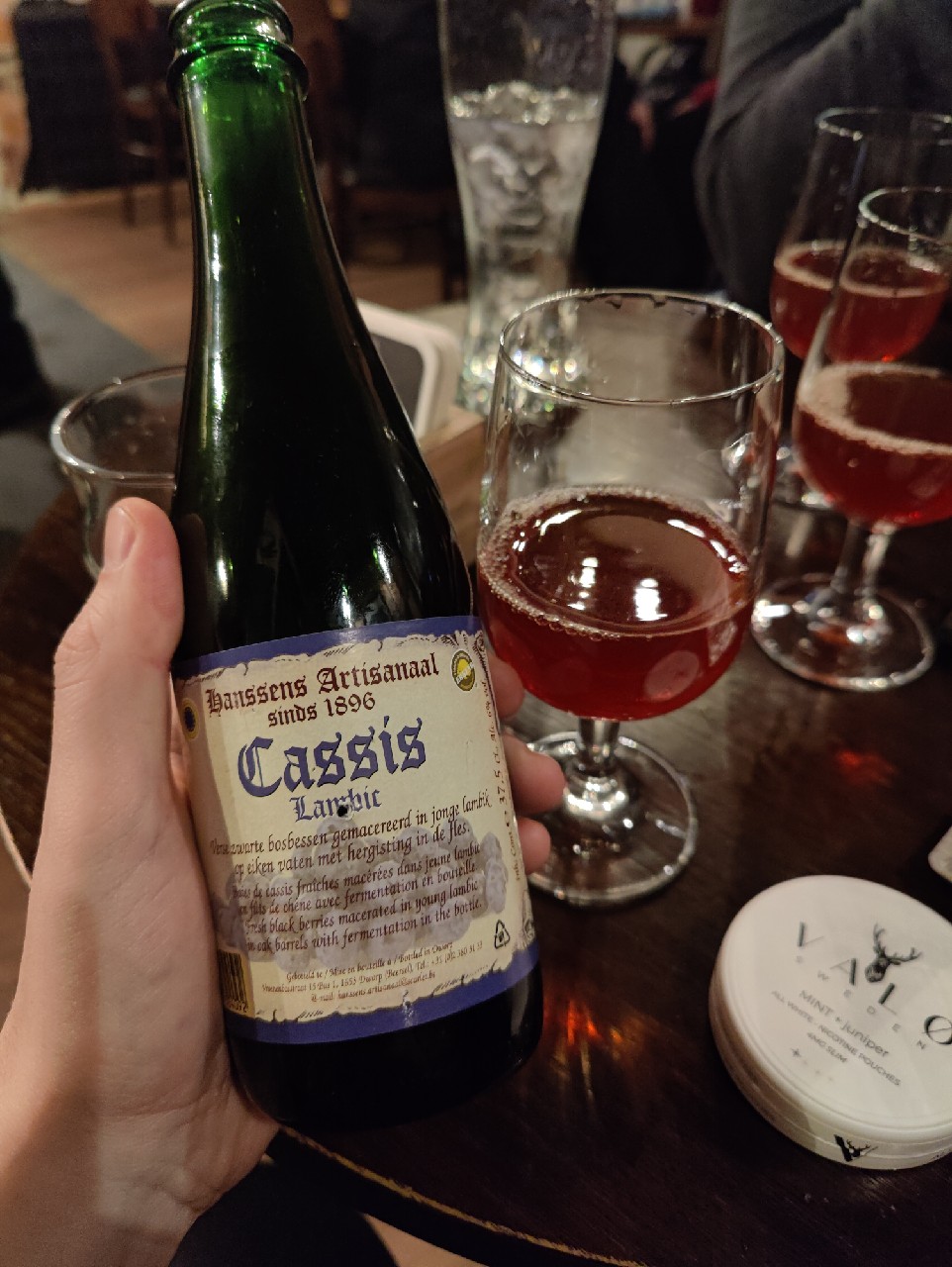 Hanssens Lambic Experimental Cassis / Hanssens Cassis Lambic, Belgium