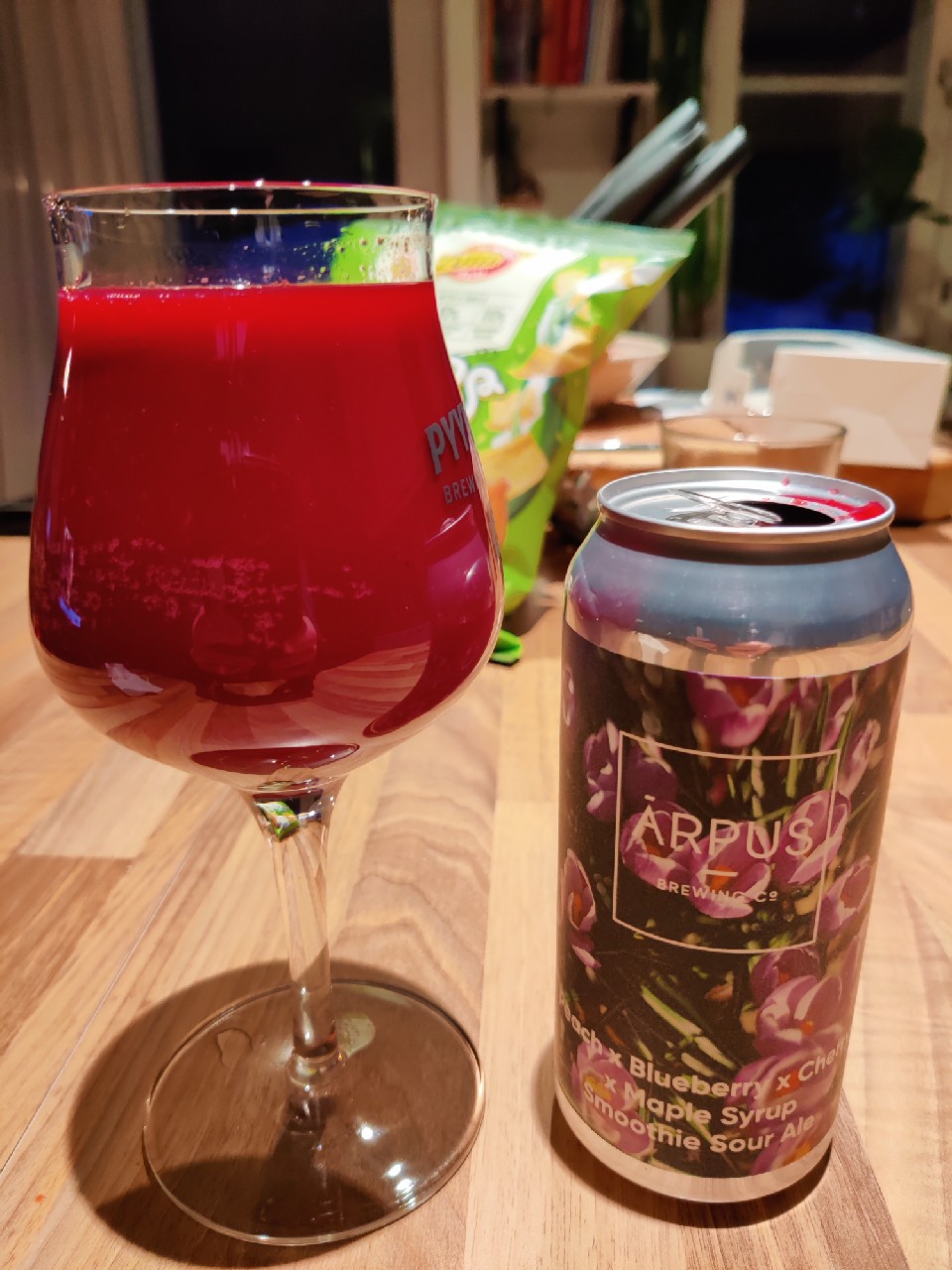 Peach x Blueberry x Cherry x Maple Syrup Smoothie Sour Ale, Latvia