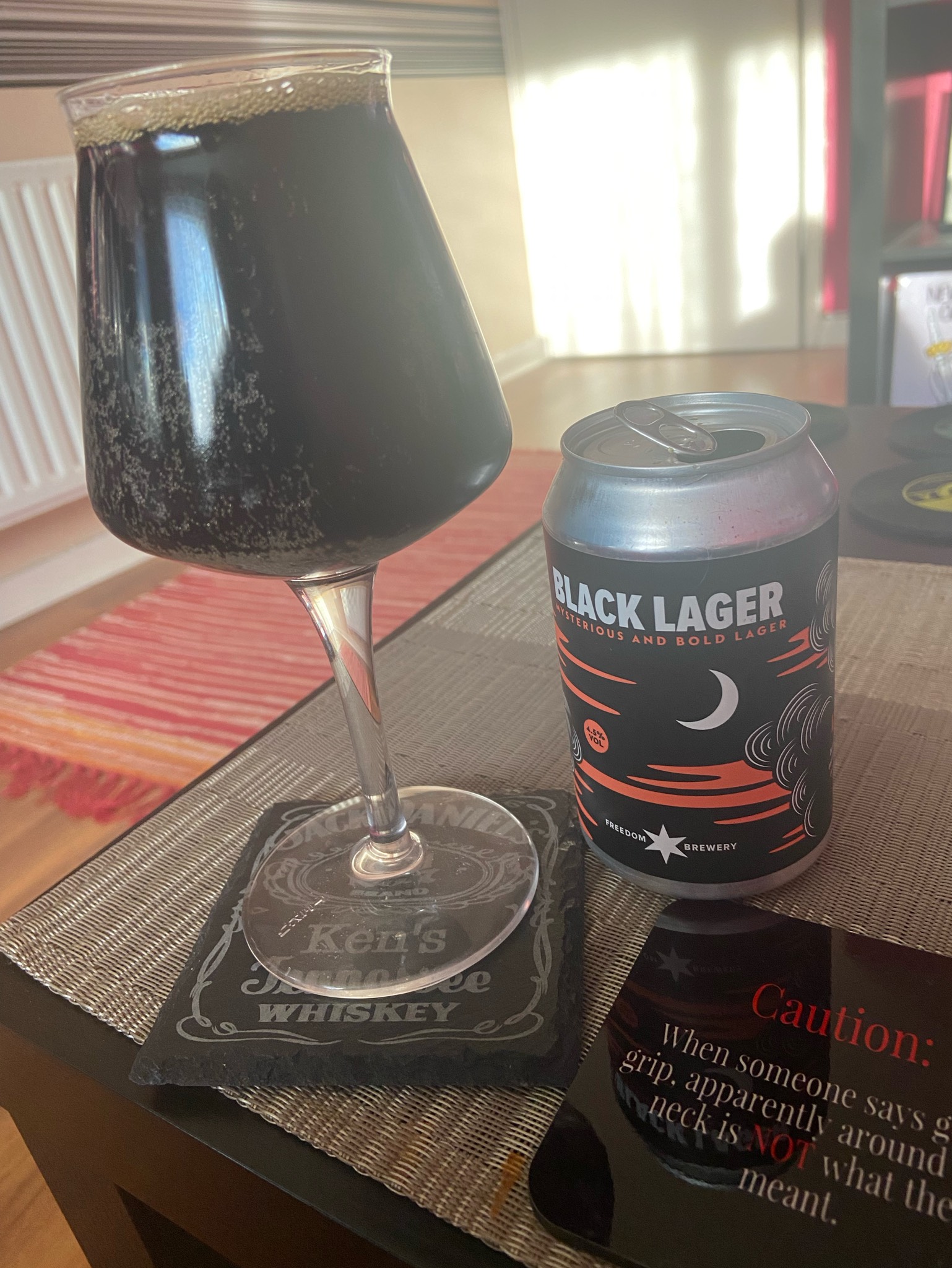 black lager, mysterious and bold, England