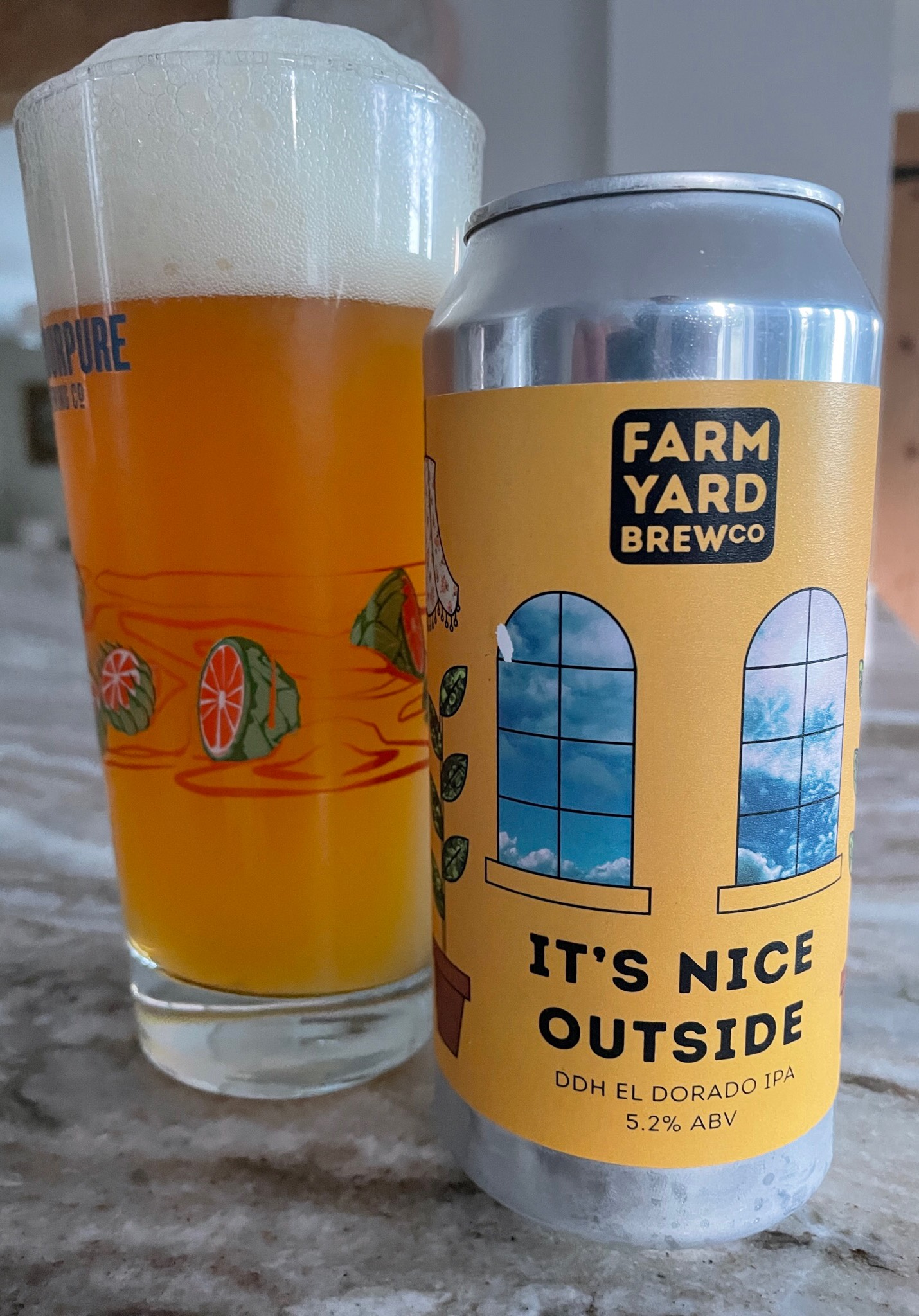 It's nice outside, England