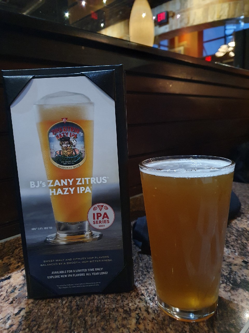 Zany Zitrus Hazy IPA, United States
