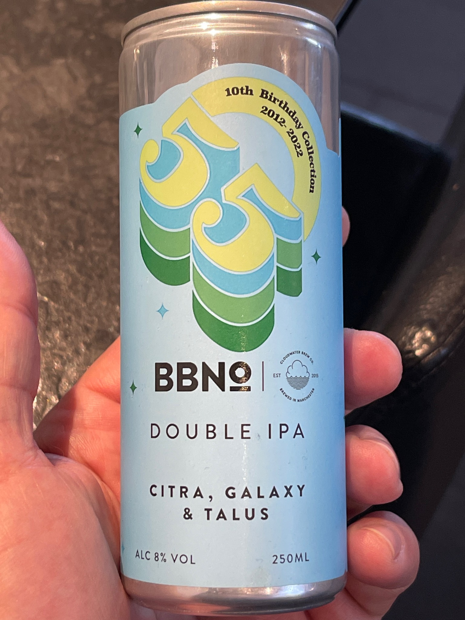 55 Double IPA - Citra, Galaxy & Talus - 10th Birthday Edition, England